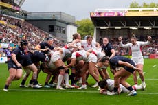 Record-breaking England crush Scotland to power into World Cup semi-finals