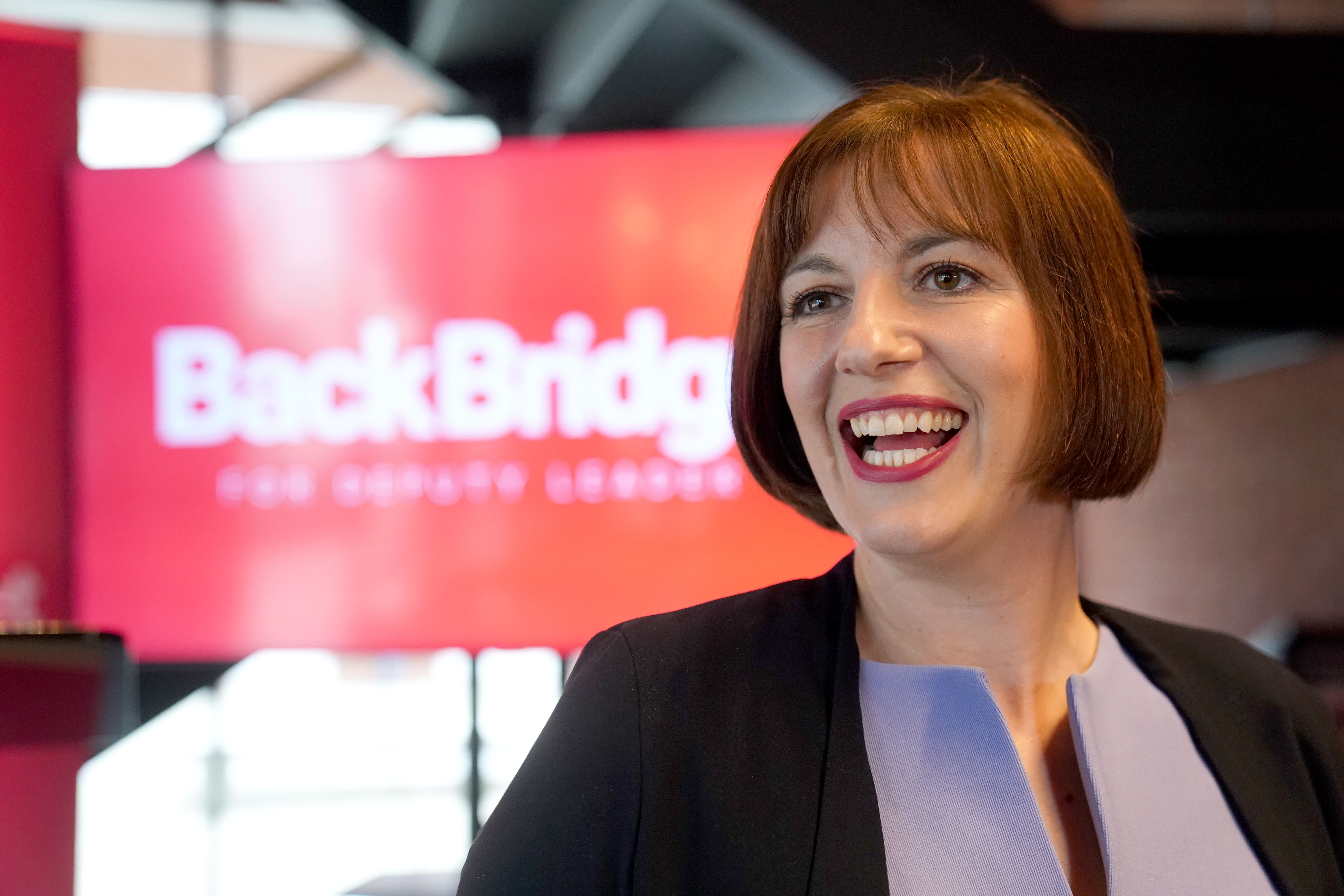 Education Secretary Bridget Phillipson launches her campaign for the deputy leadership of the Labour party at a rally held at The Fire Station in Sunderland. Picture date: Sunday September 14, 2025.