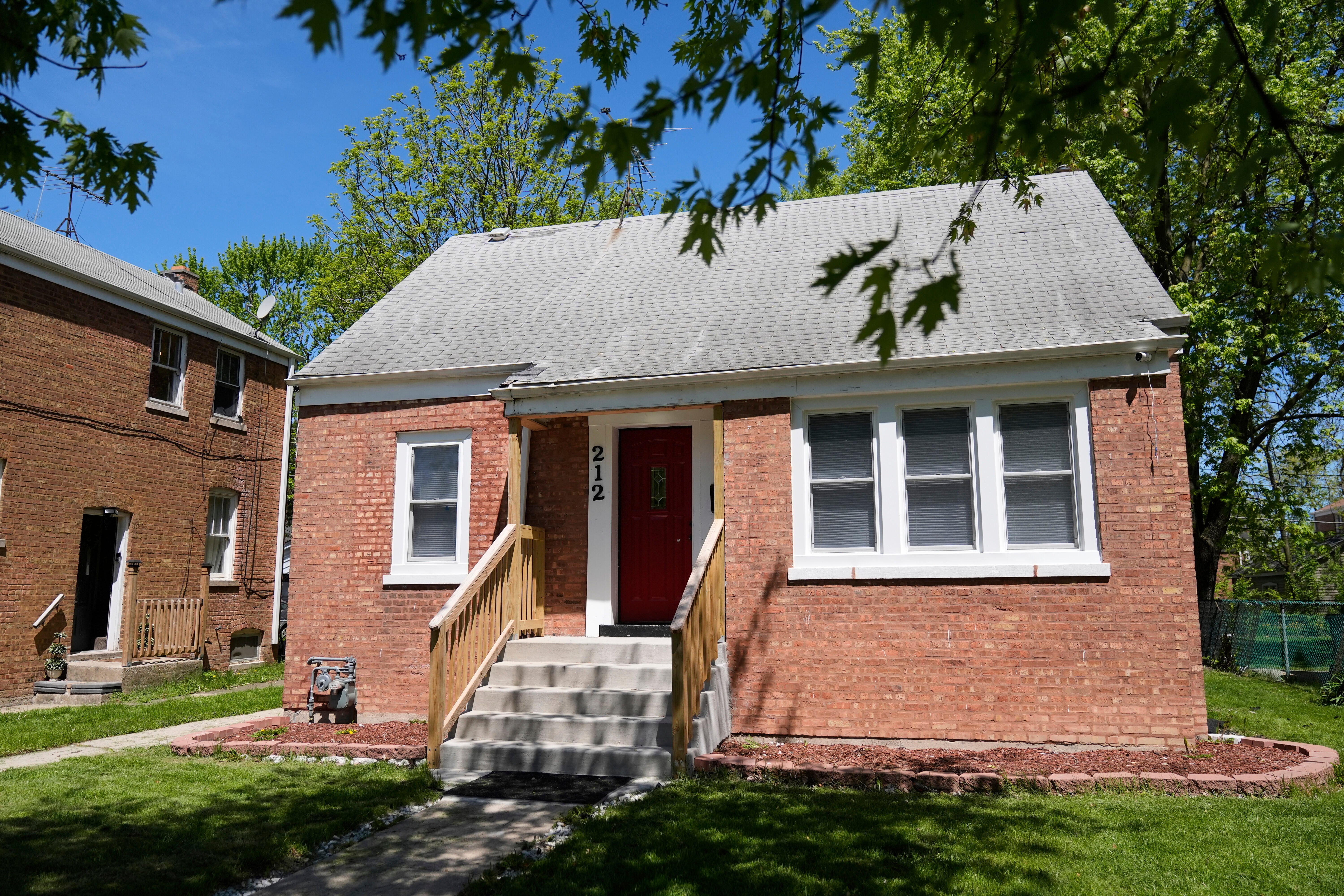 Pope Leo XIV's childhood home is seen May 9, 2025, in Dolton, Ill. (AP Photo/Erin Hooley, File)