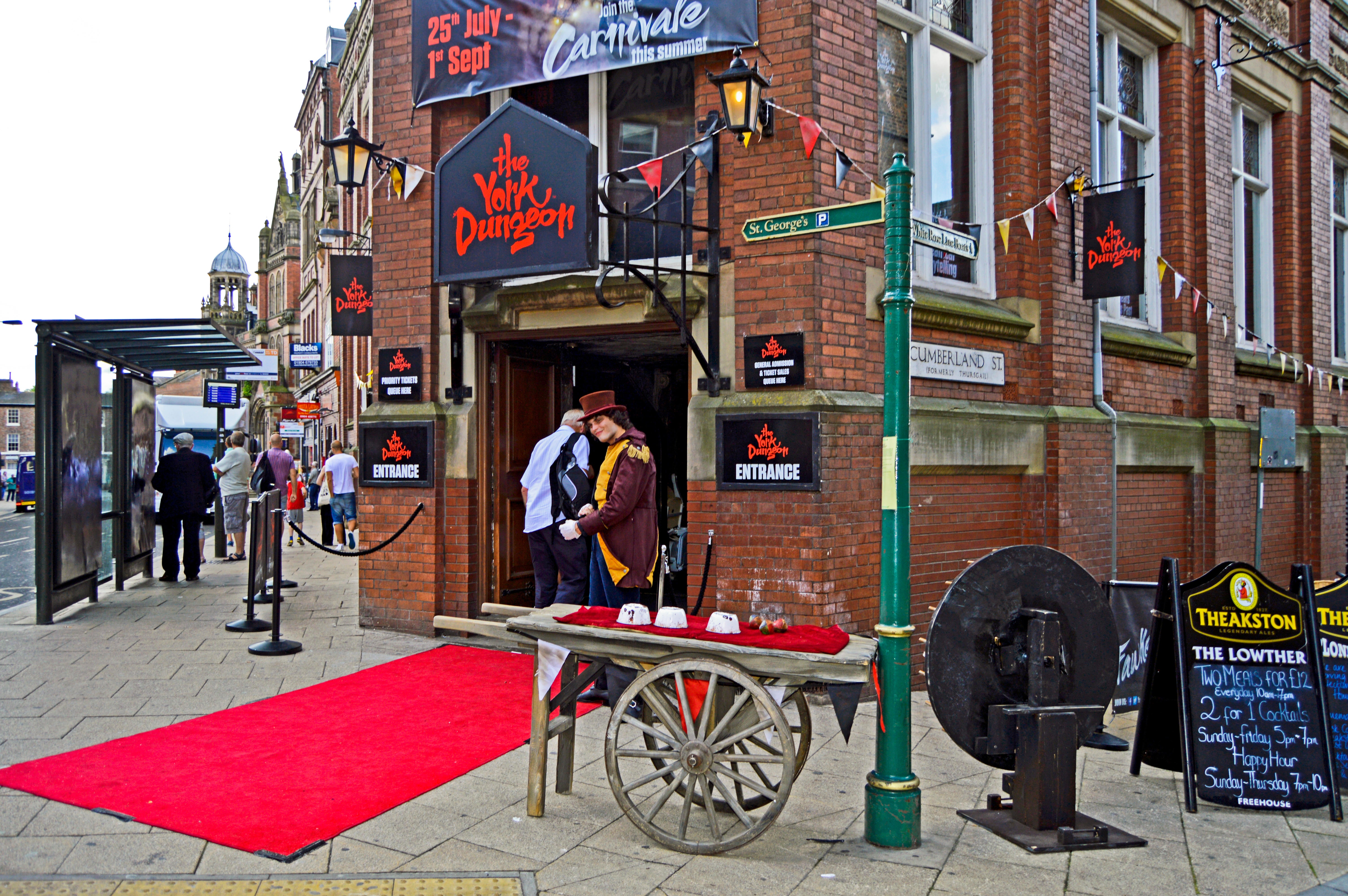 Shake off the chilly weather and get chills at The York Dungeon instead