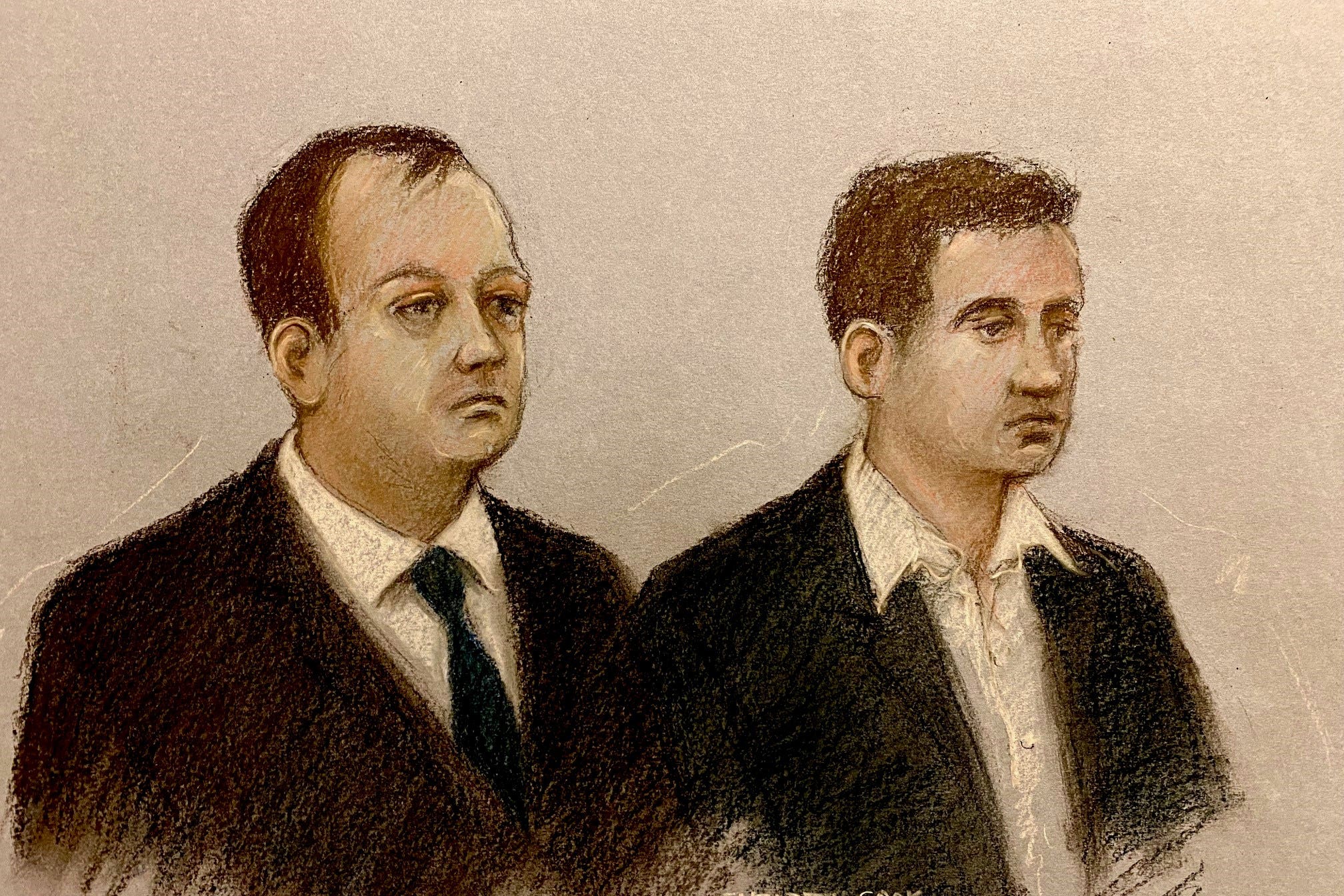 Christopher Berry (left) and Christopher Cash were charged under the Official Secrets Act – before the case collapsed