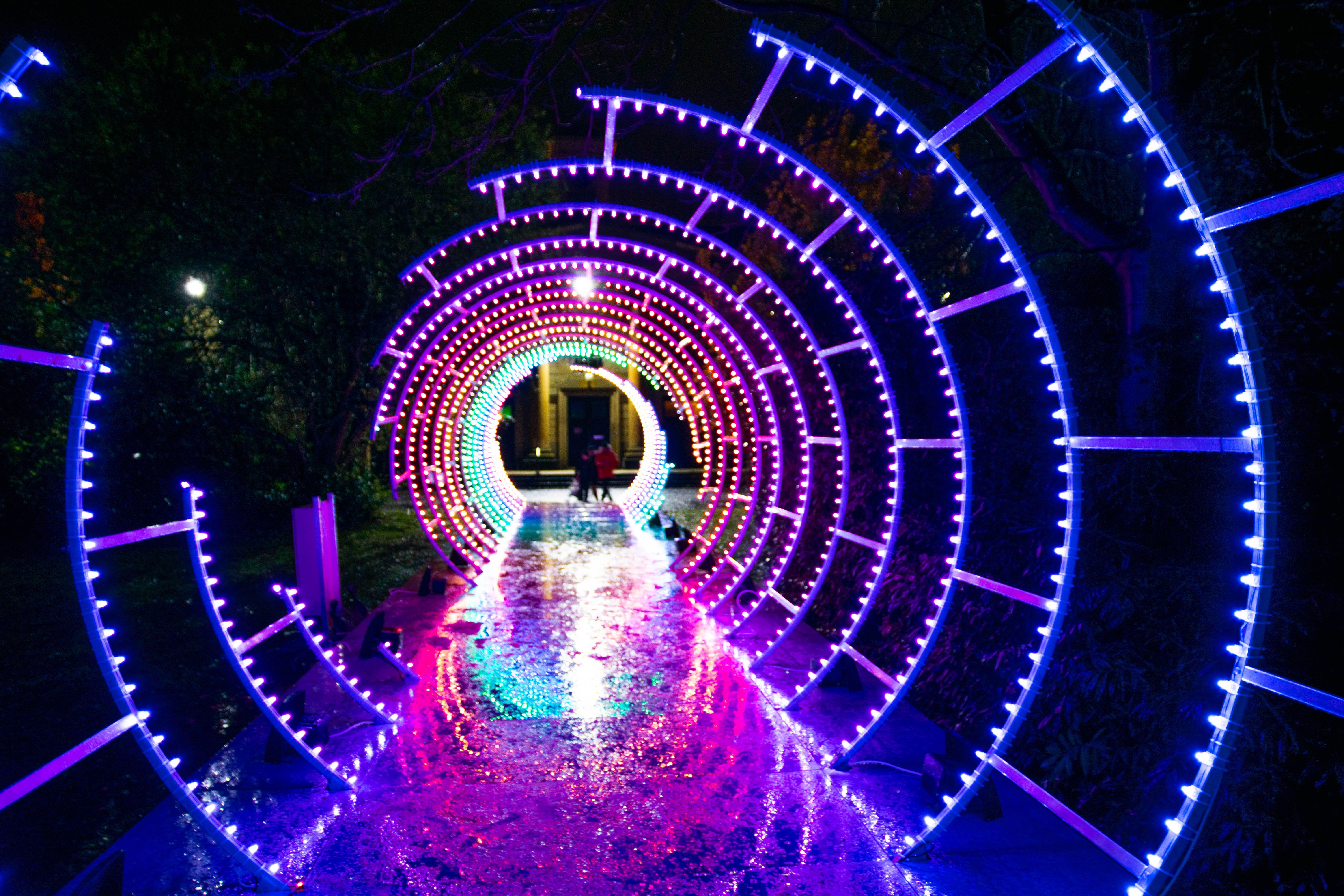 Unexpected artworks and shows await at the Durham Lumiere Light Show