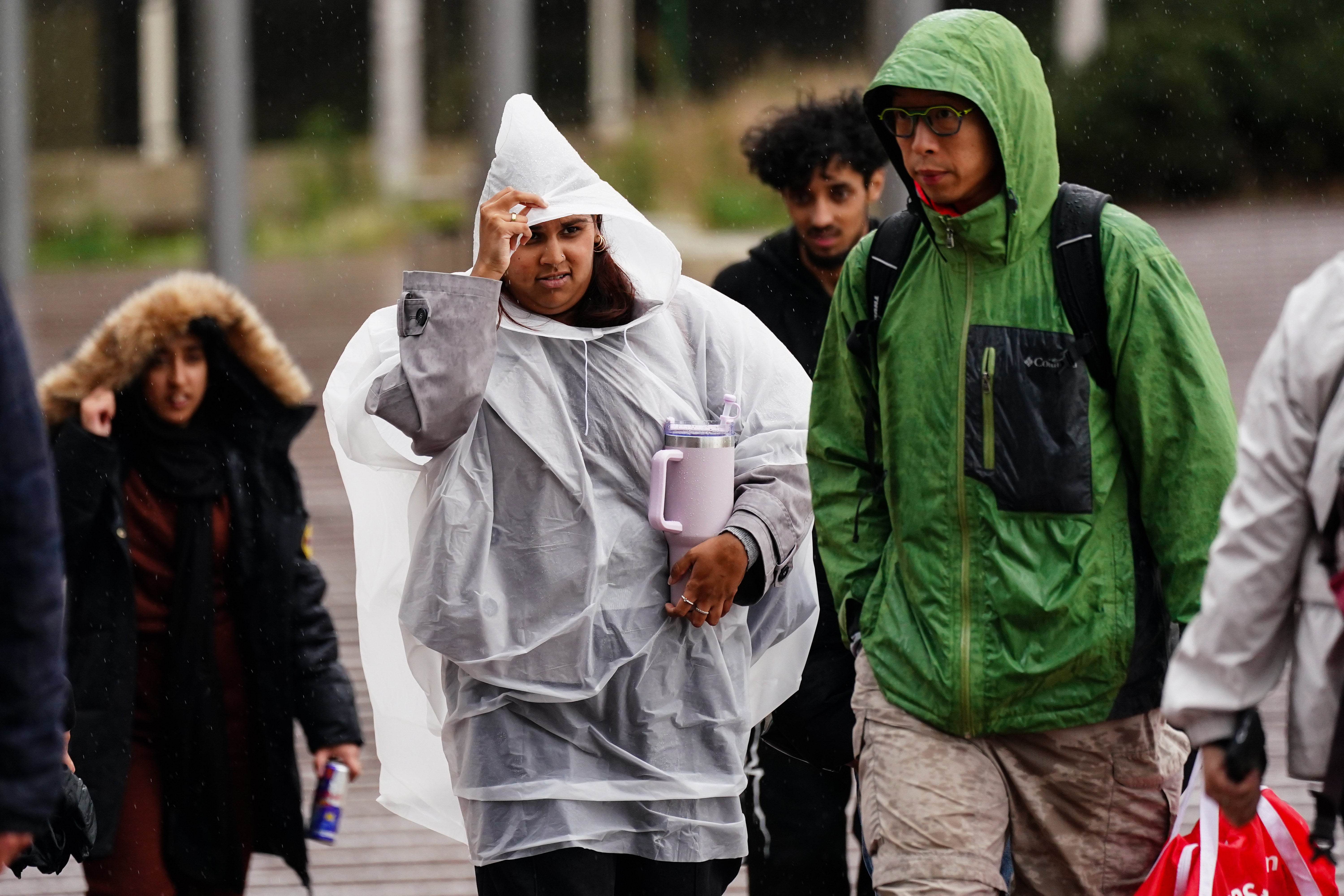 The persistent heavy rain is expected to ease by dawn on Sunday
