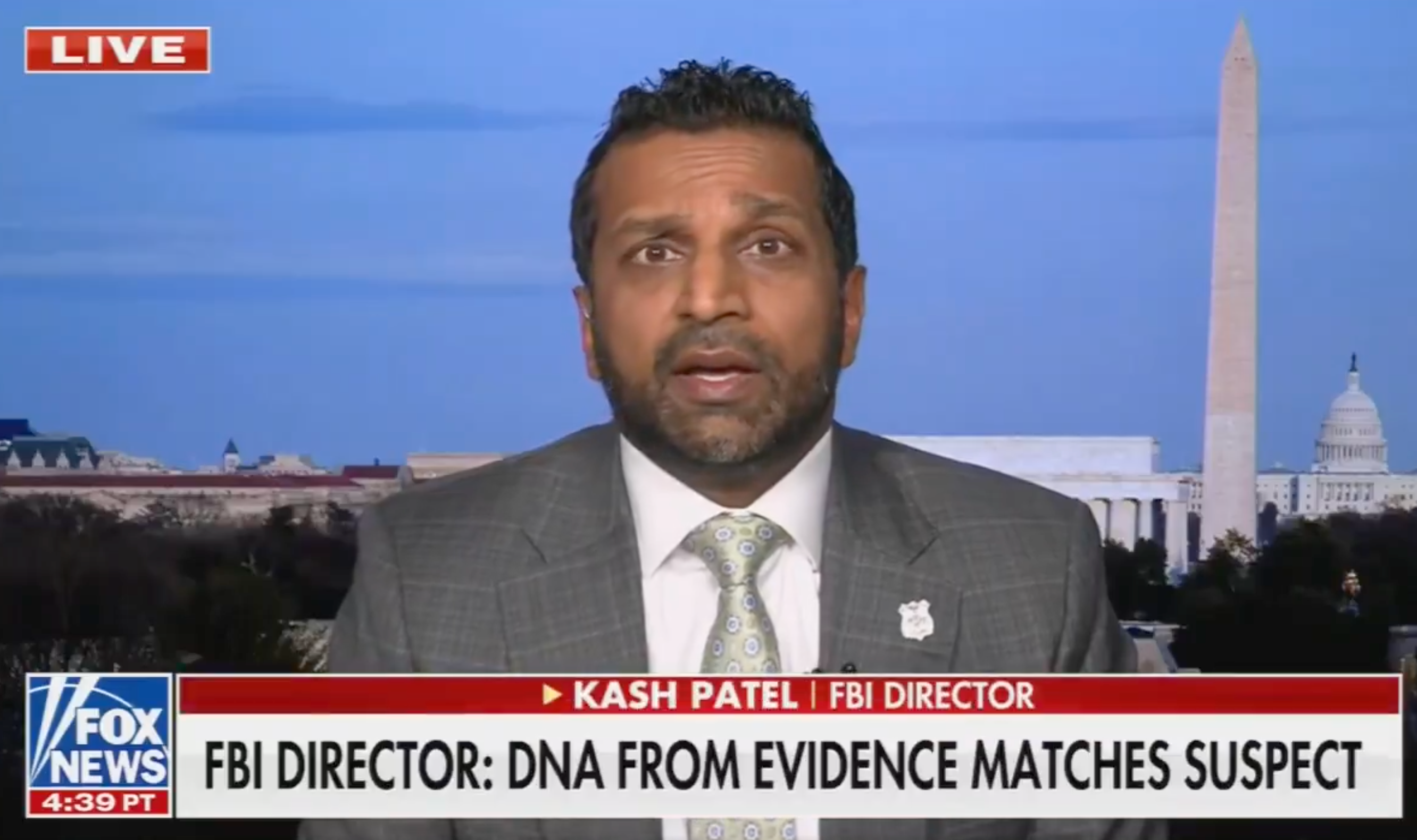 Kash Patel brags about how quickly his FBI caught Charlie Kirk suspect who was turned in by family friend