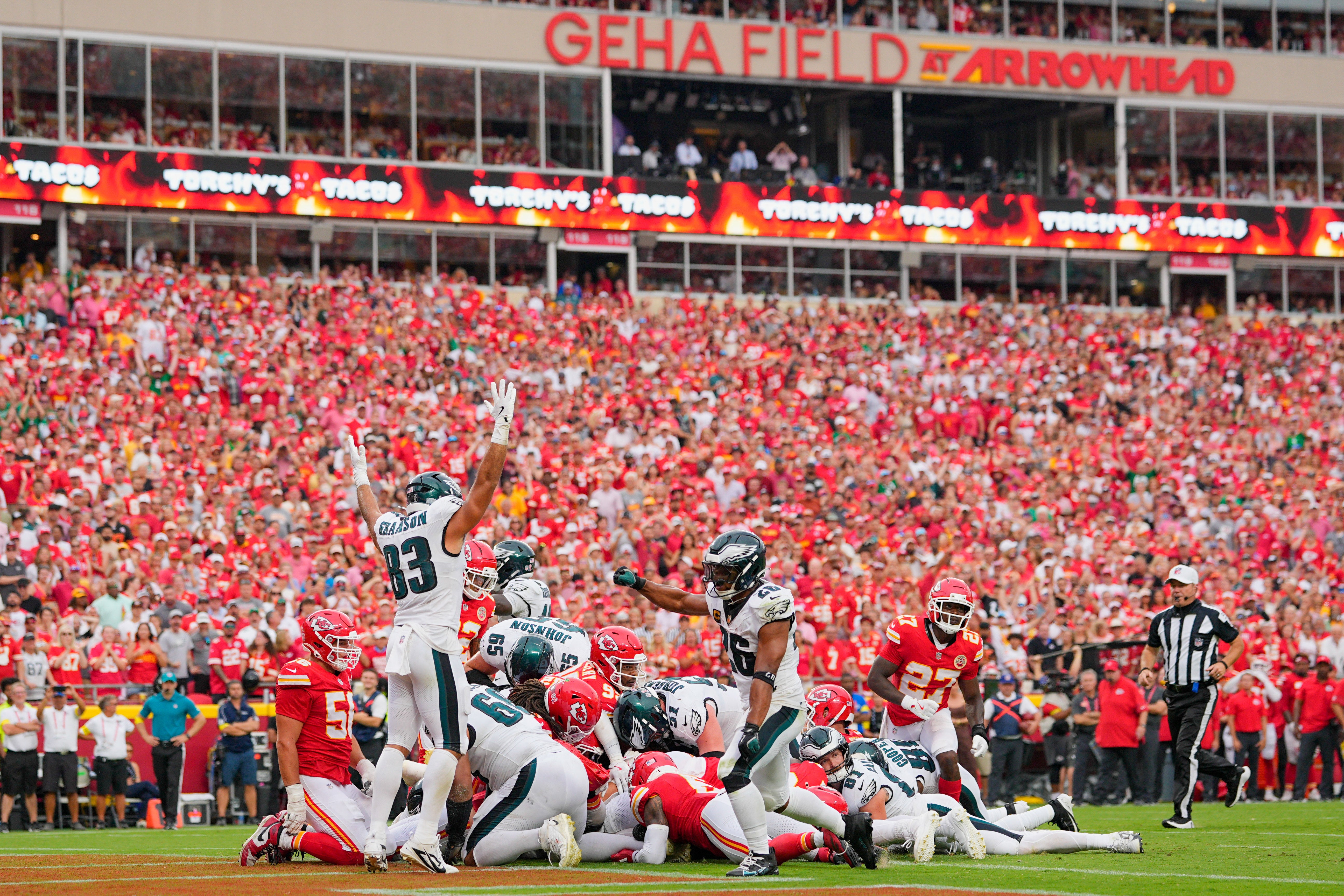 The NFL tried to ban to the tush push in the offseason but fell two votes short of eliminating it