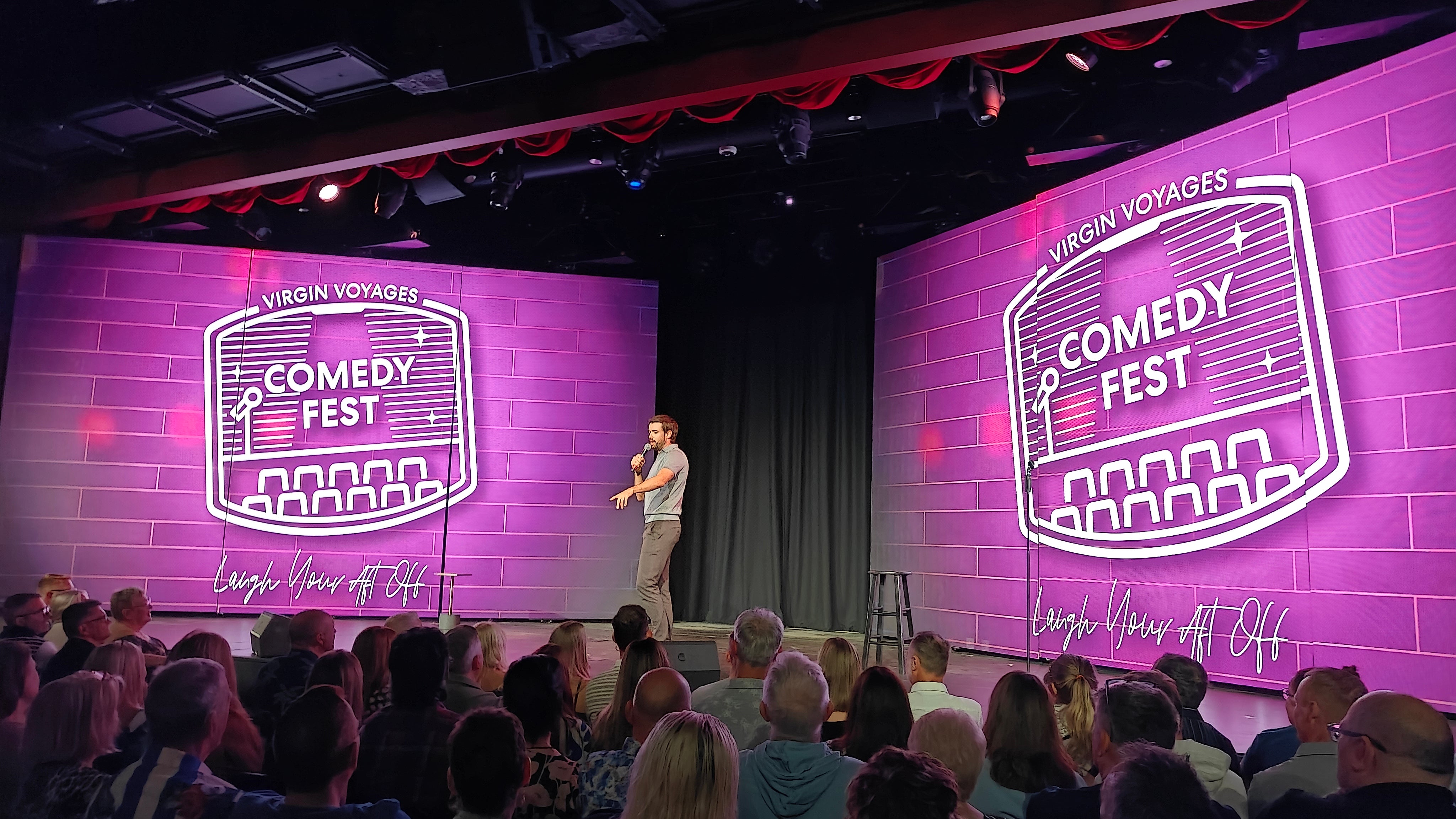 Jack Whitehall hosted the Virgin Voyages UK Comedy fest on his first ever cruise