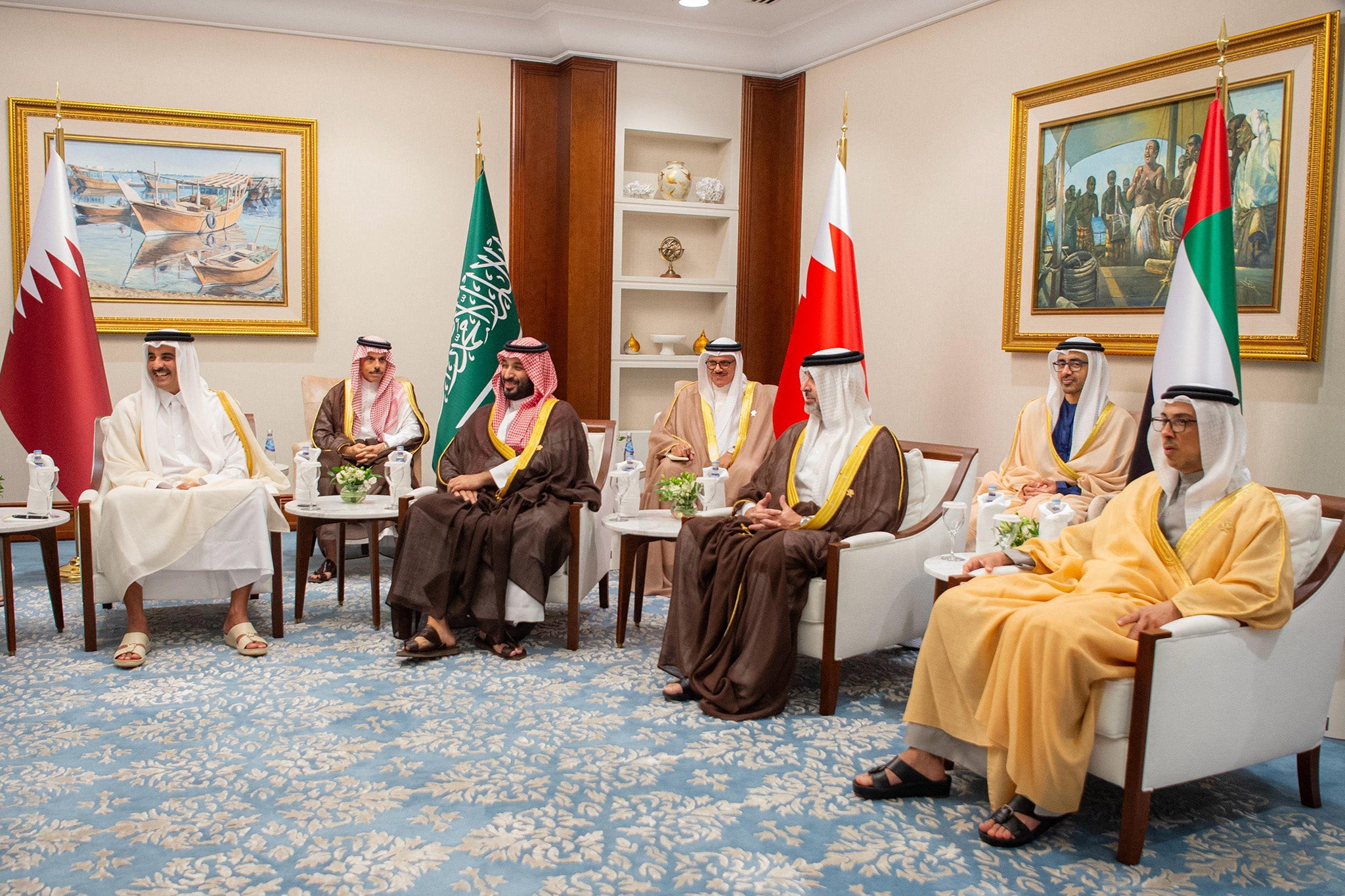 Arab-Islamic leaders discuss the 9 September Israeli attack on Hamas on Qatari territory, in Doha on Monday