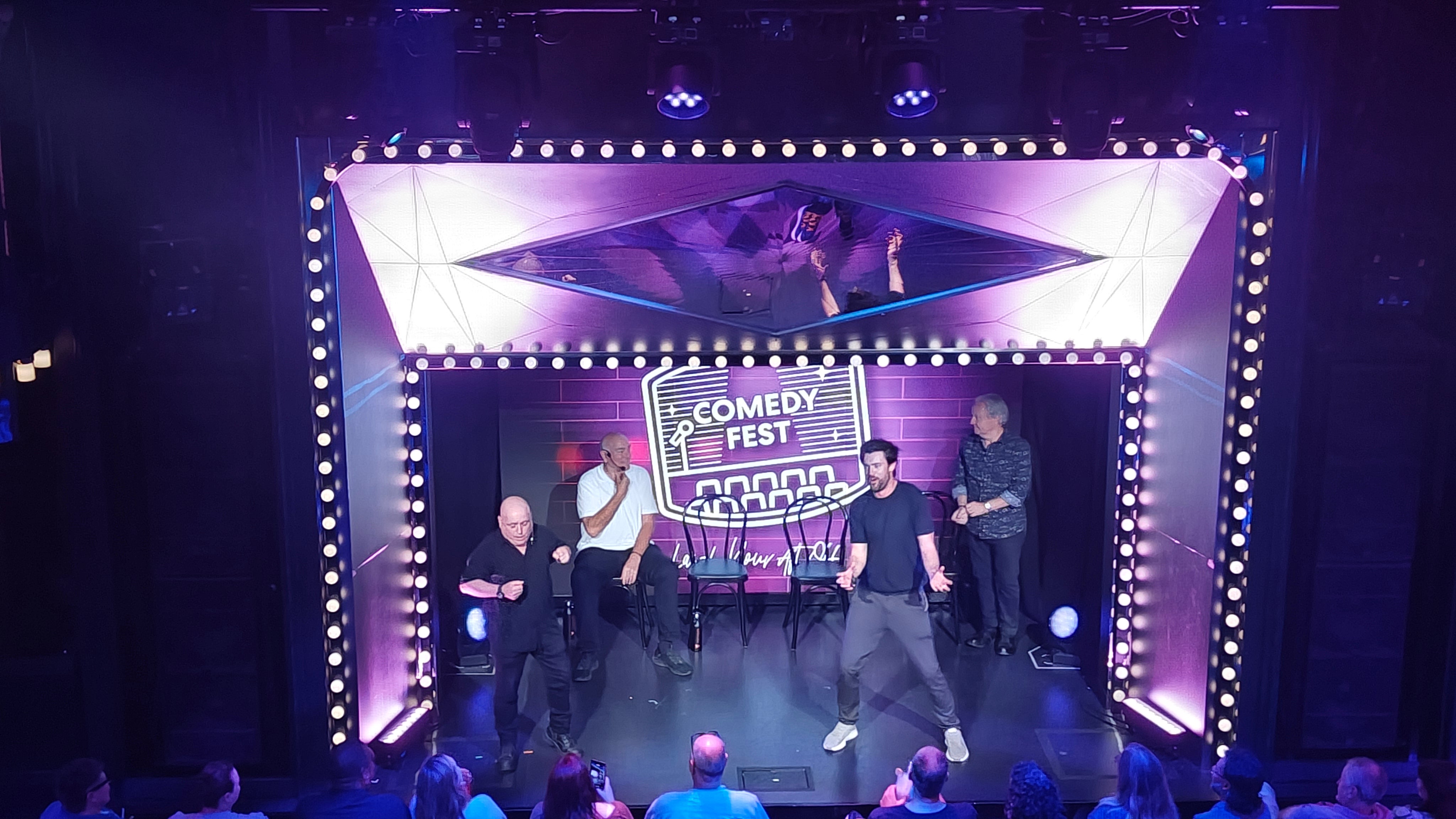 Improv All Stars featuring Ian Coppinger and Jack Whitehall was a highlight of the comedy voyage