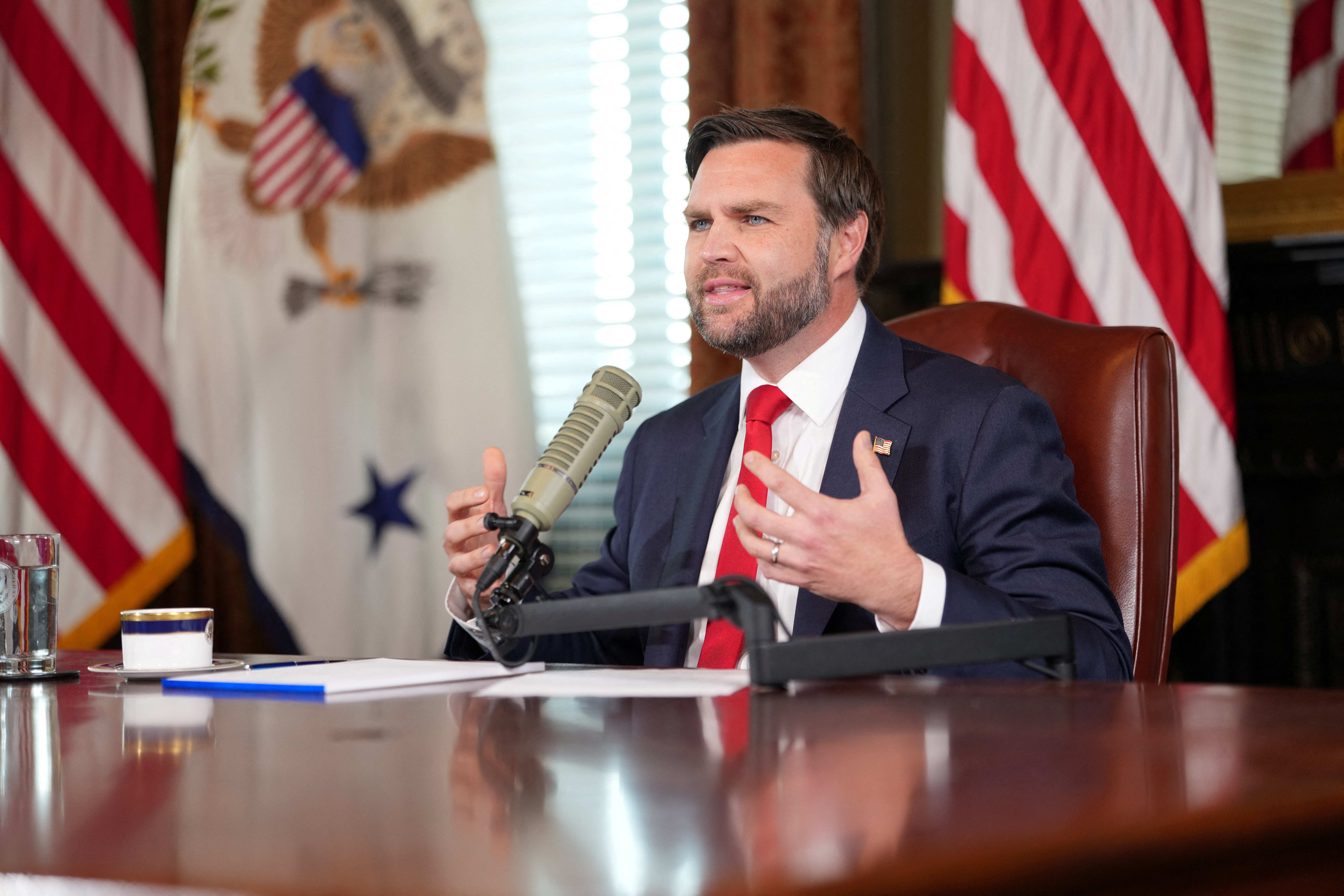 JD Vance hailed Charlie Kirk as ‘the smartest political operative I ever met,’ as he hosted podcast, ‘The Charlie Kirk Show’, from the White House in honor of the conservative commentator who was shot dead last week