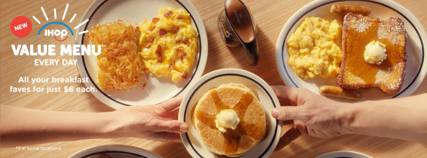 The pancake chain previously had a House Faves menu, with the same dishes and prices, but it was only offered on weekdays