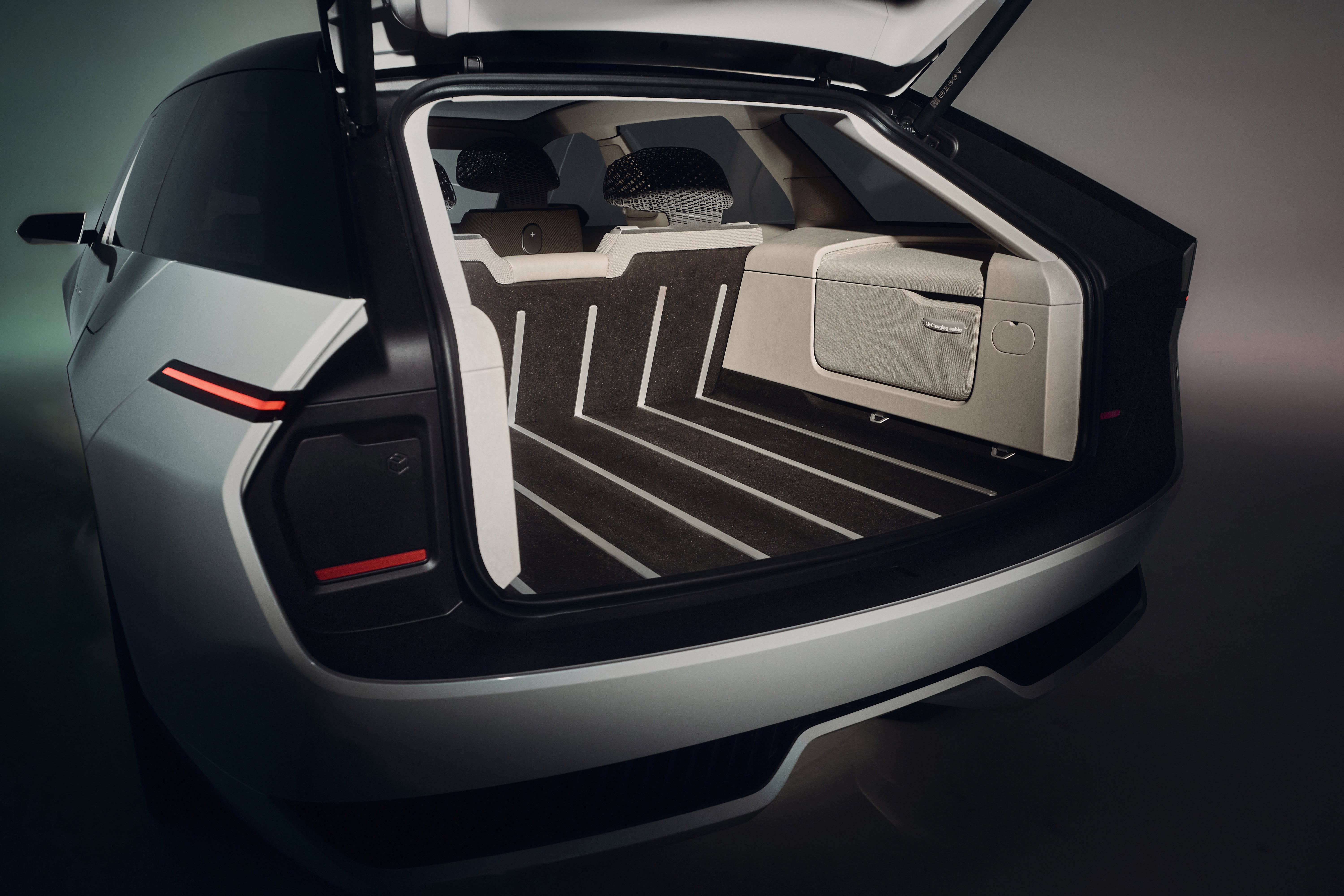 650 litres of space is in the back of the Skoda Vision O concept