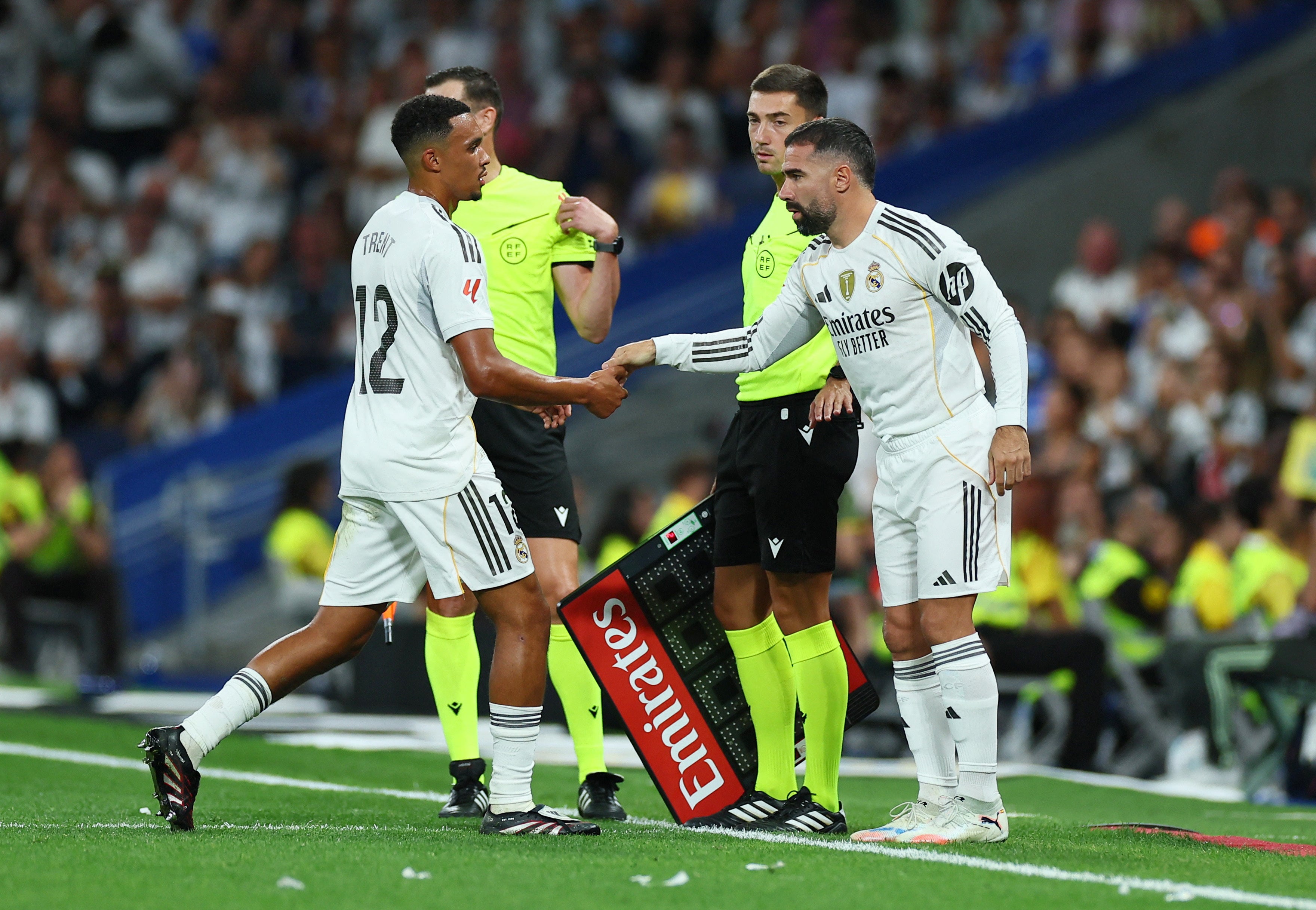 Trent Alexander-Arnold will face pressure from Dani Carvajal as he settles into life at Madrid
