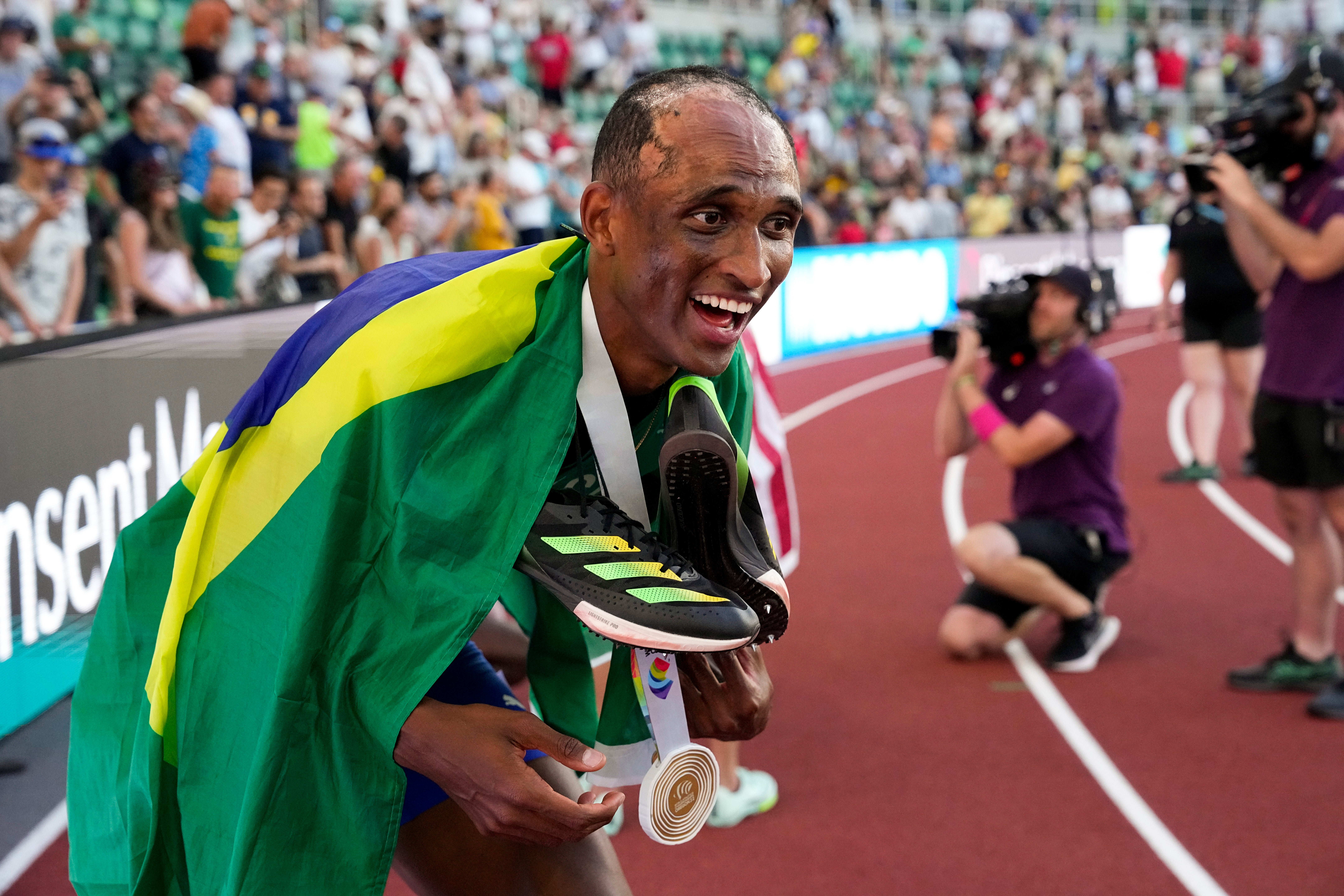 Athletics Worlds Dos Santos Scars