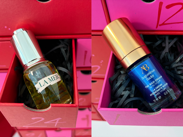 la mer and augustinus bader in harvey nichols calendar