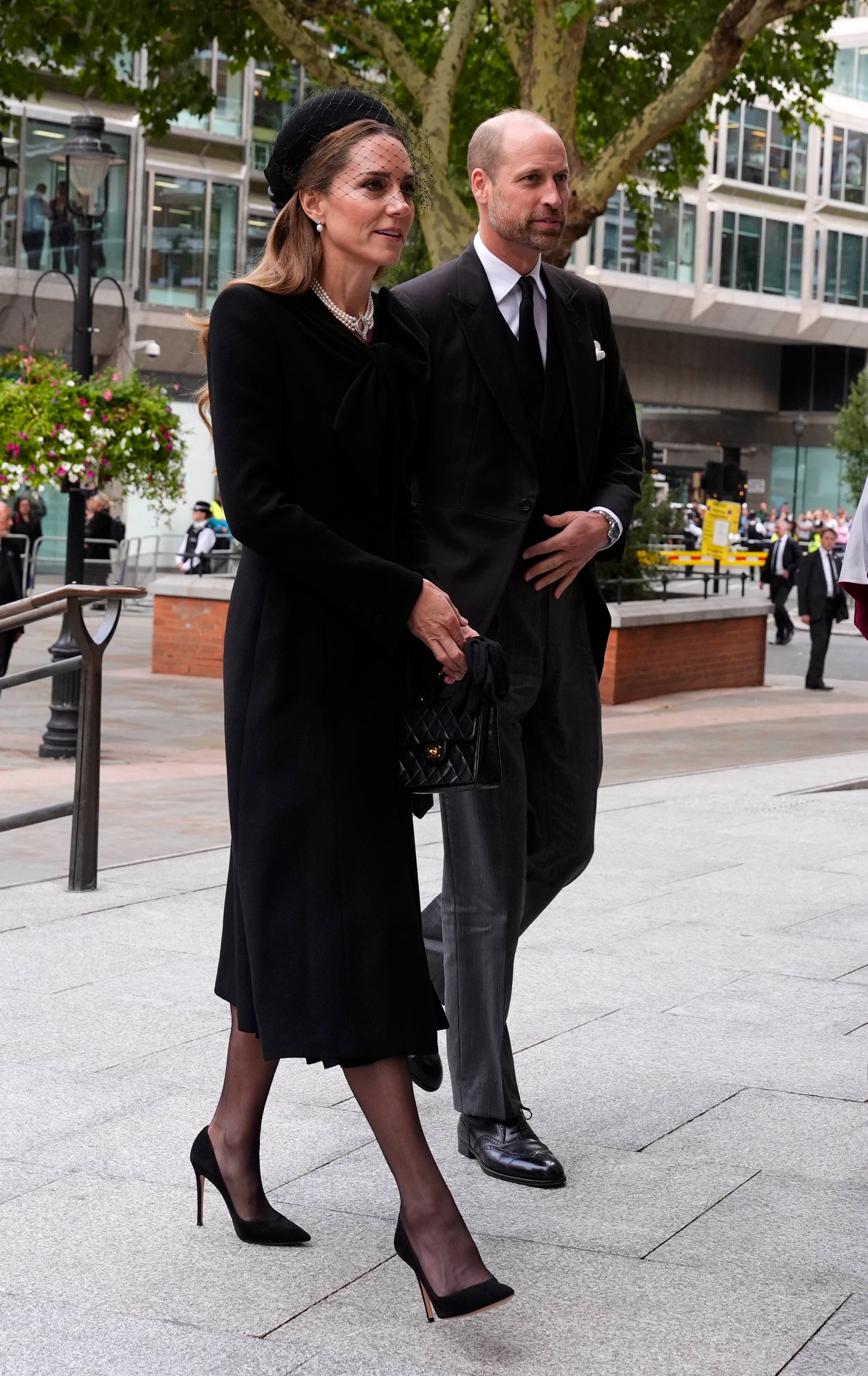 The Prince and Princess of Wales attended the mass