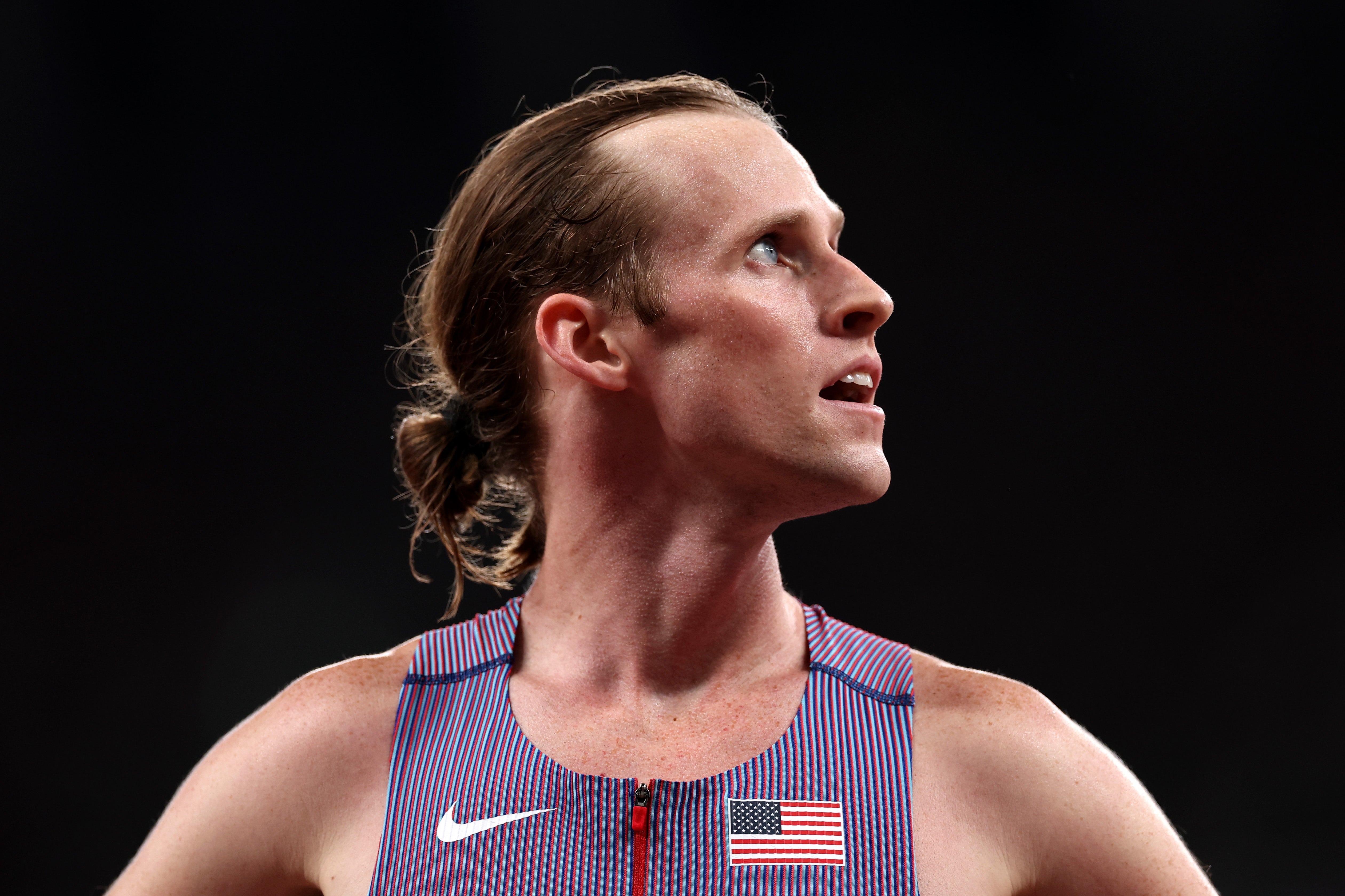 Hocker was disqualified for breaking ‘jostling’ rules in his semi-final on Monday