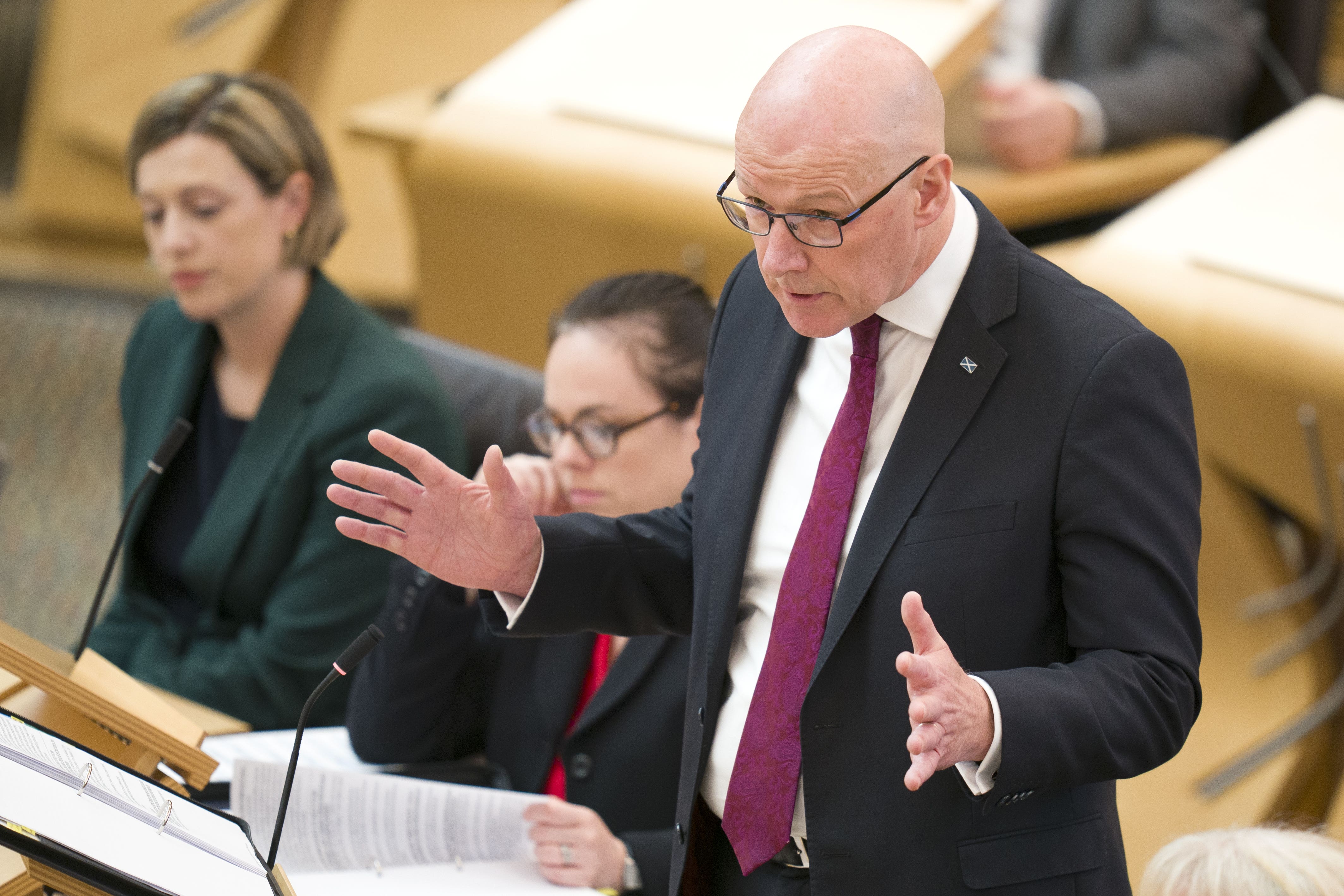 The First Minister was responding to Tuesday’s UN report (Jane Barlow/PA)