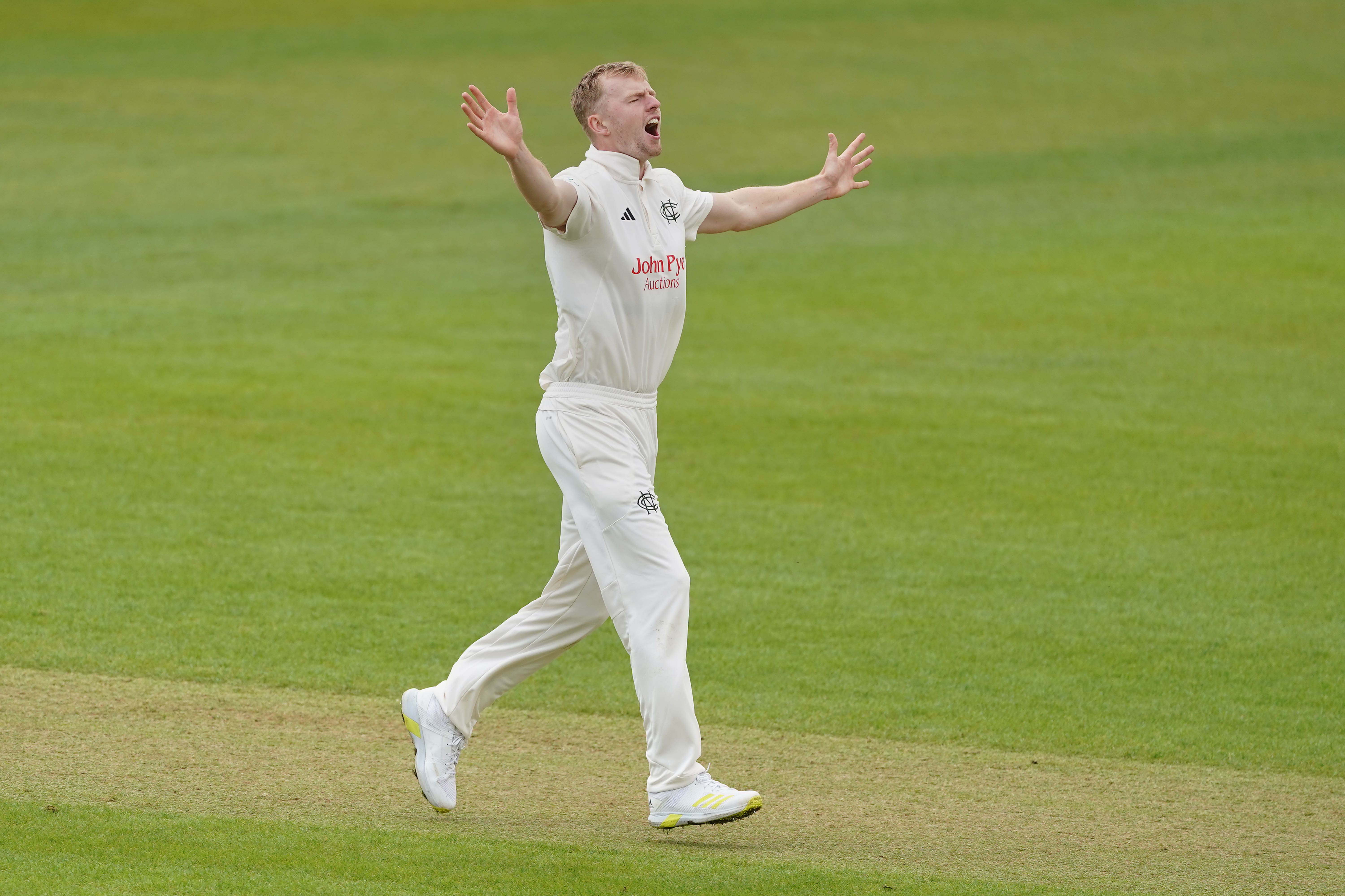 Lyndon James starred as Nottinghamshire took control against Surrey (Joe Giddens/PA)