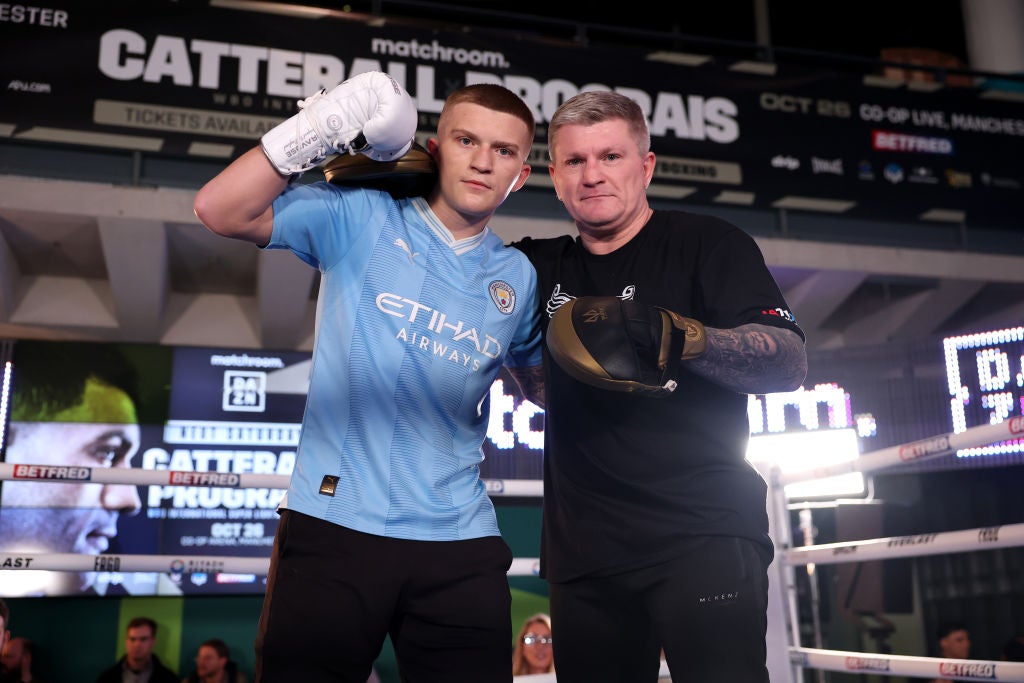 Ricky Hatton’s son pays heartbreaking tribute to legendary boxing father