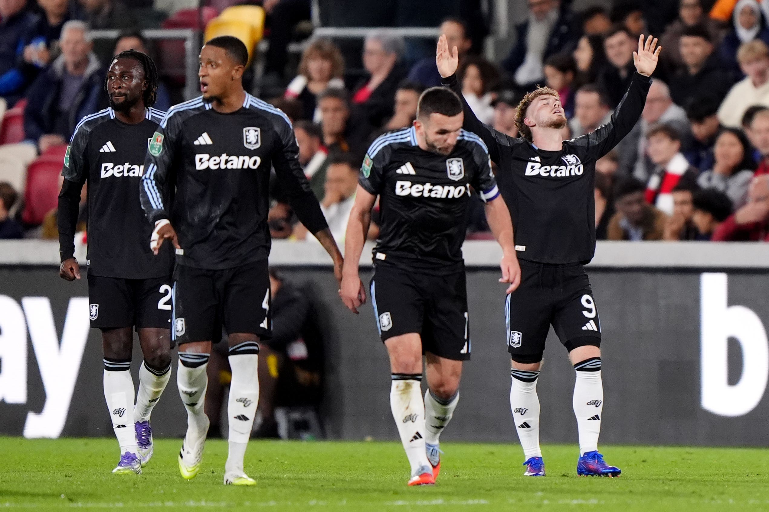 Harvey Elliott’s goal was not enough for Aston Villa (Bradley Collyer/PA)