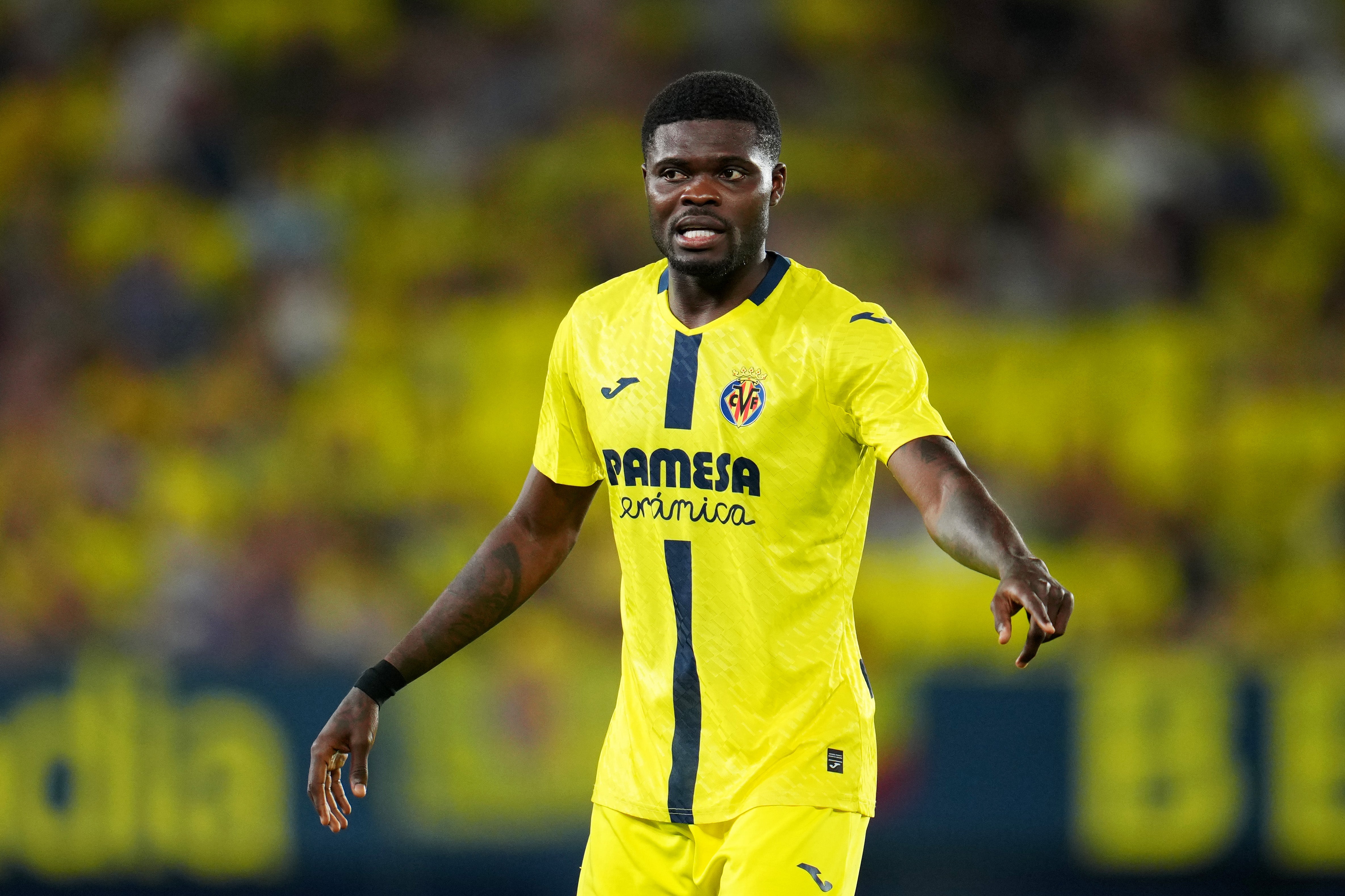 Partey is in Villarreal’s squad to face Tottenham on Tuesday night