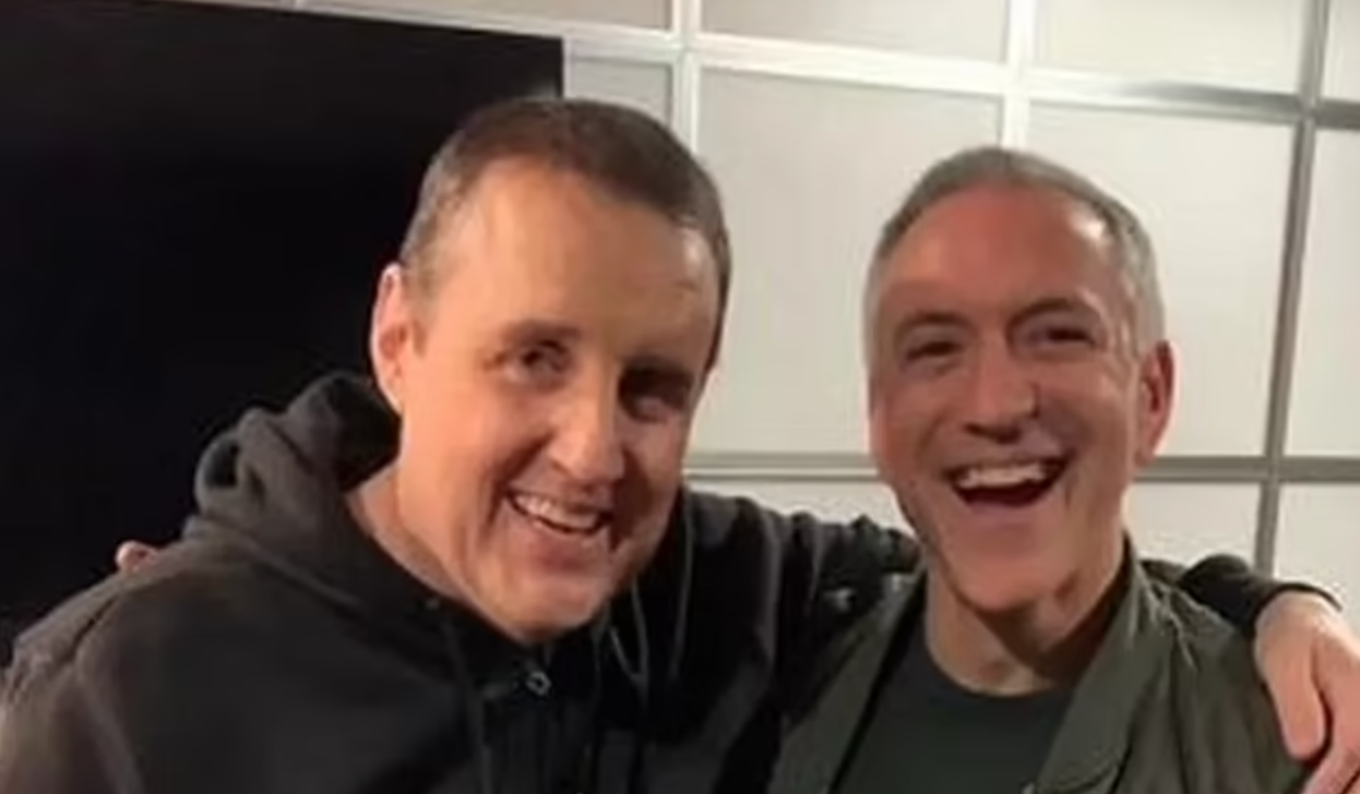 Kay pictured at a recent show with a fan