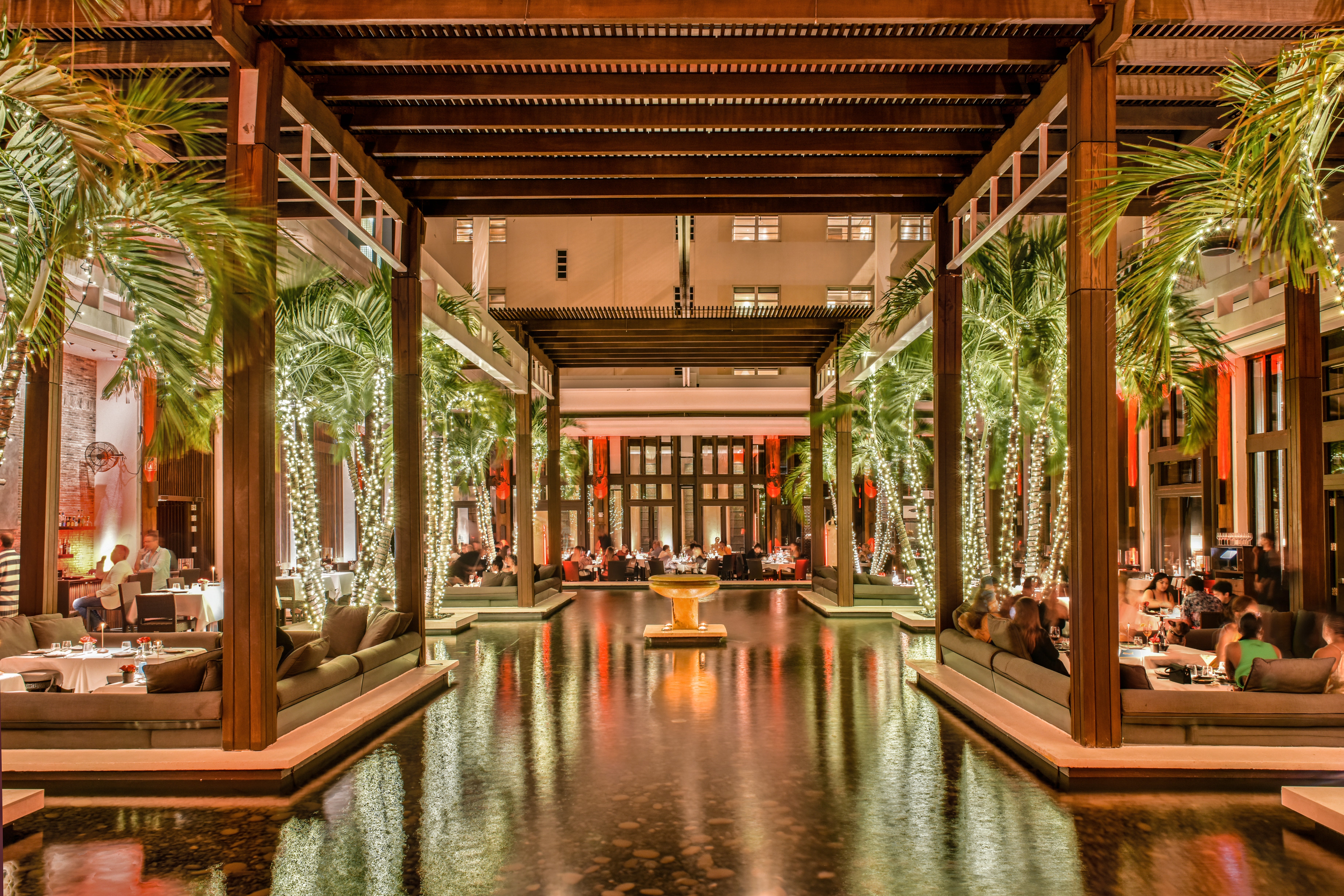 The hotel draws inspiration from Asian aesthetics
