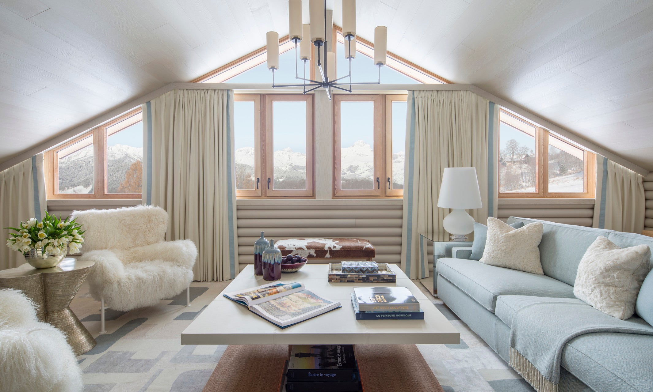 Stunning rooms at the Four Seasons Hotel Megève look out across equally incredible scenery – could this be the filming location for The White Lotus series 4?