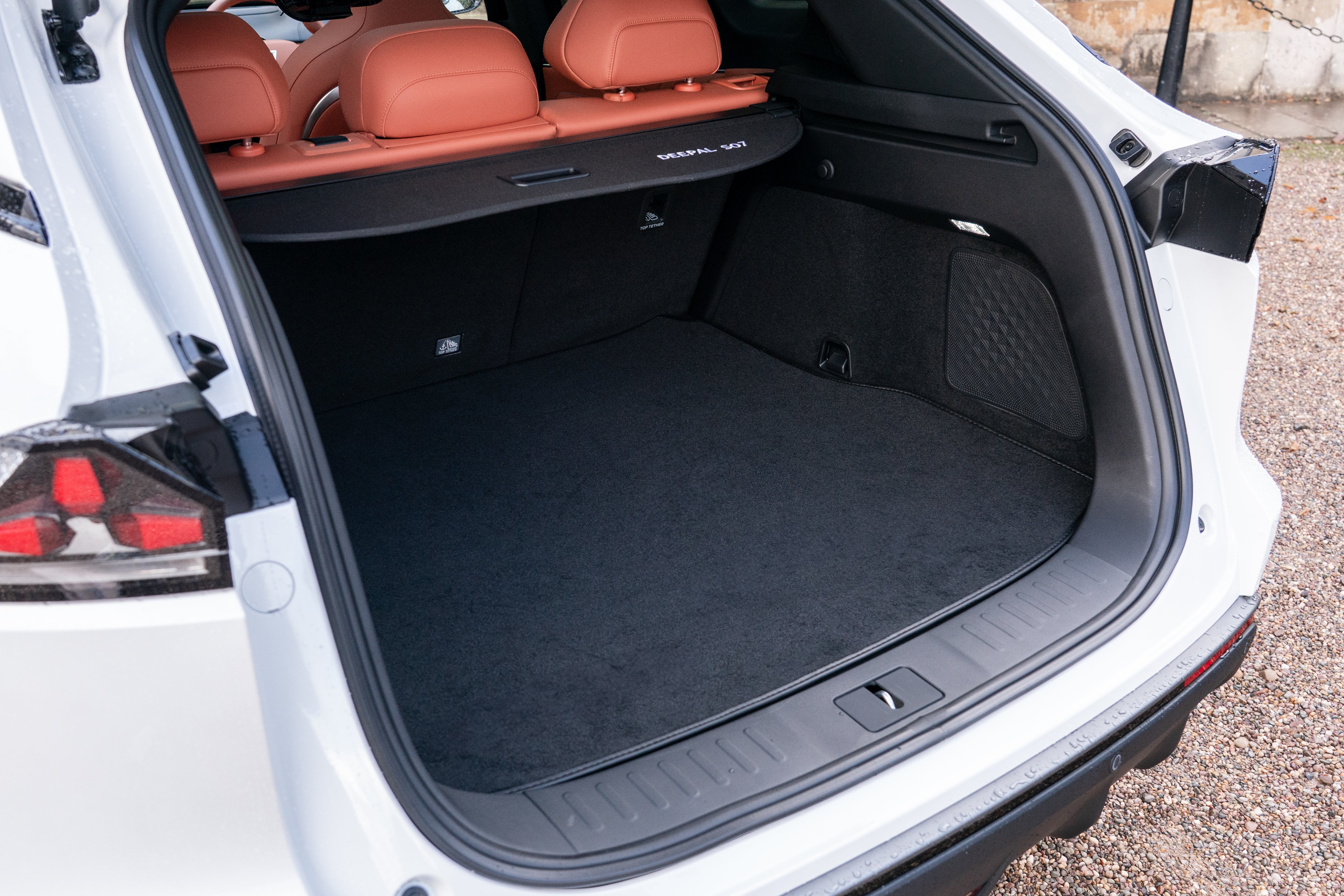 The Changan Deepal S07 boot is a good size and shape, while there's also a 'frunk' under the bonnet