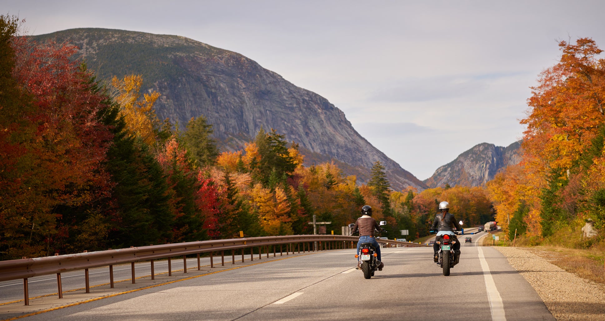 The Kancamagus Highway, known by locals as the 'Kanc', is a leaf-peeping must in New Hampshire
