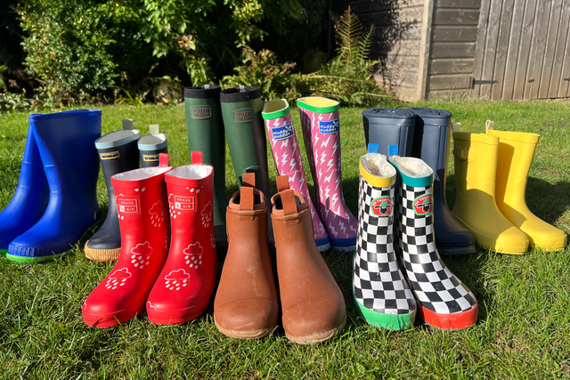 <p>I gathered a group of young testers to put wellies of all types through their paces</p>