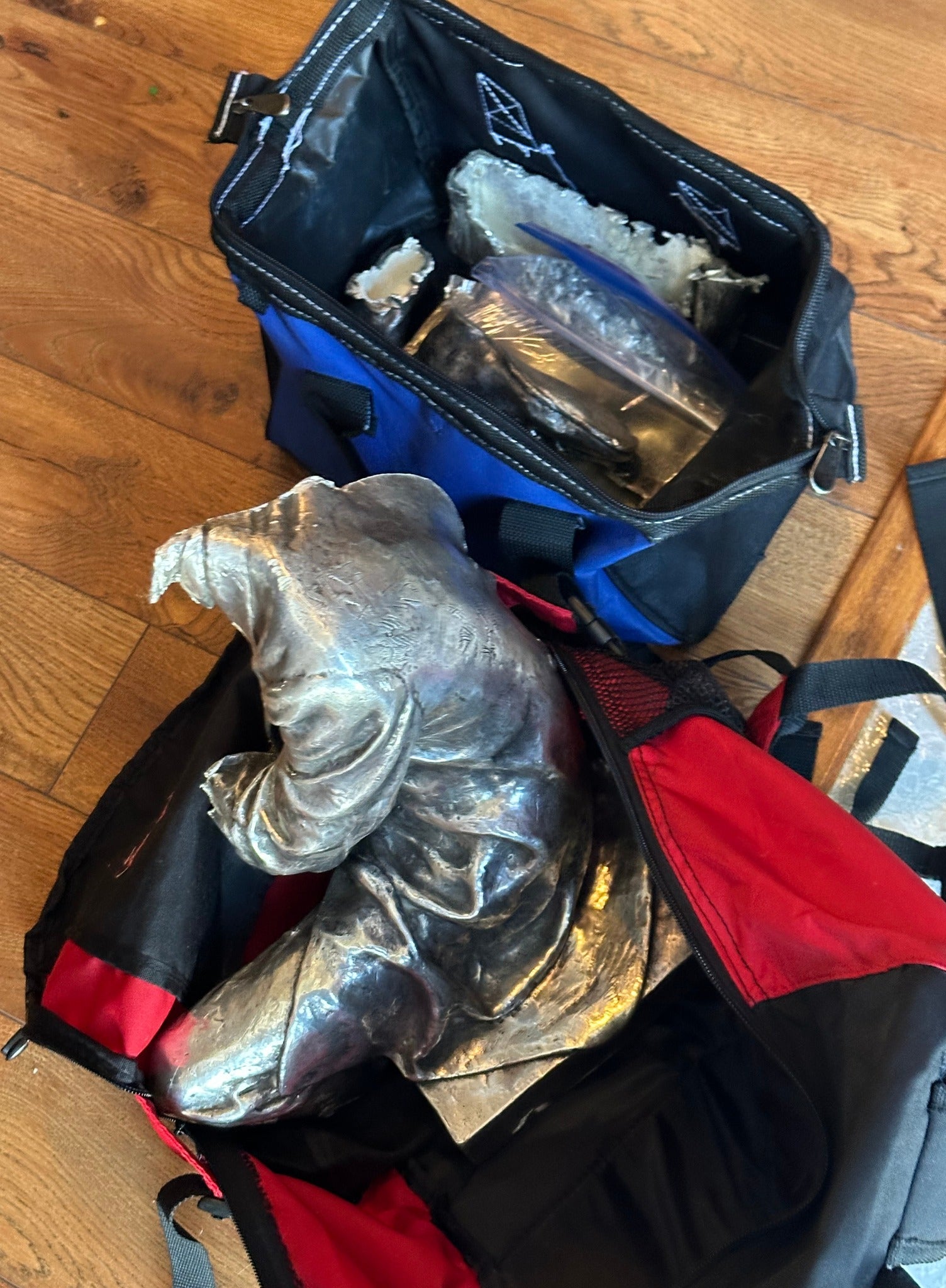 The Lincoln statute, seen here in pieces, has an estimated historic value of $166,000