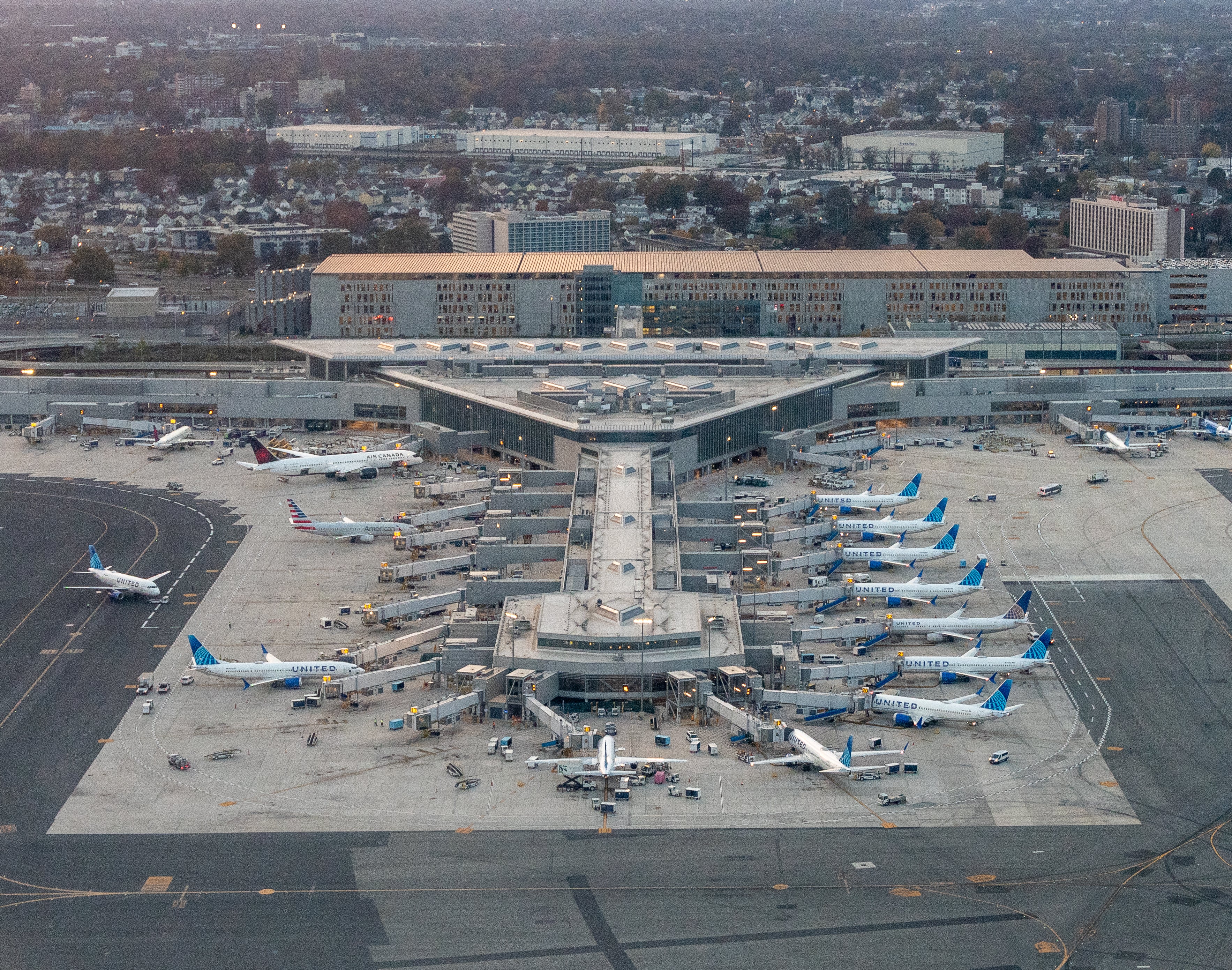 Newark Liberty Airport is the least satisfying North American mega airport, according to a survey of 30,000 travelers by J. D. Power