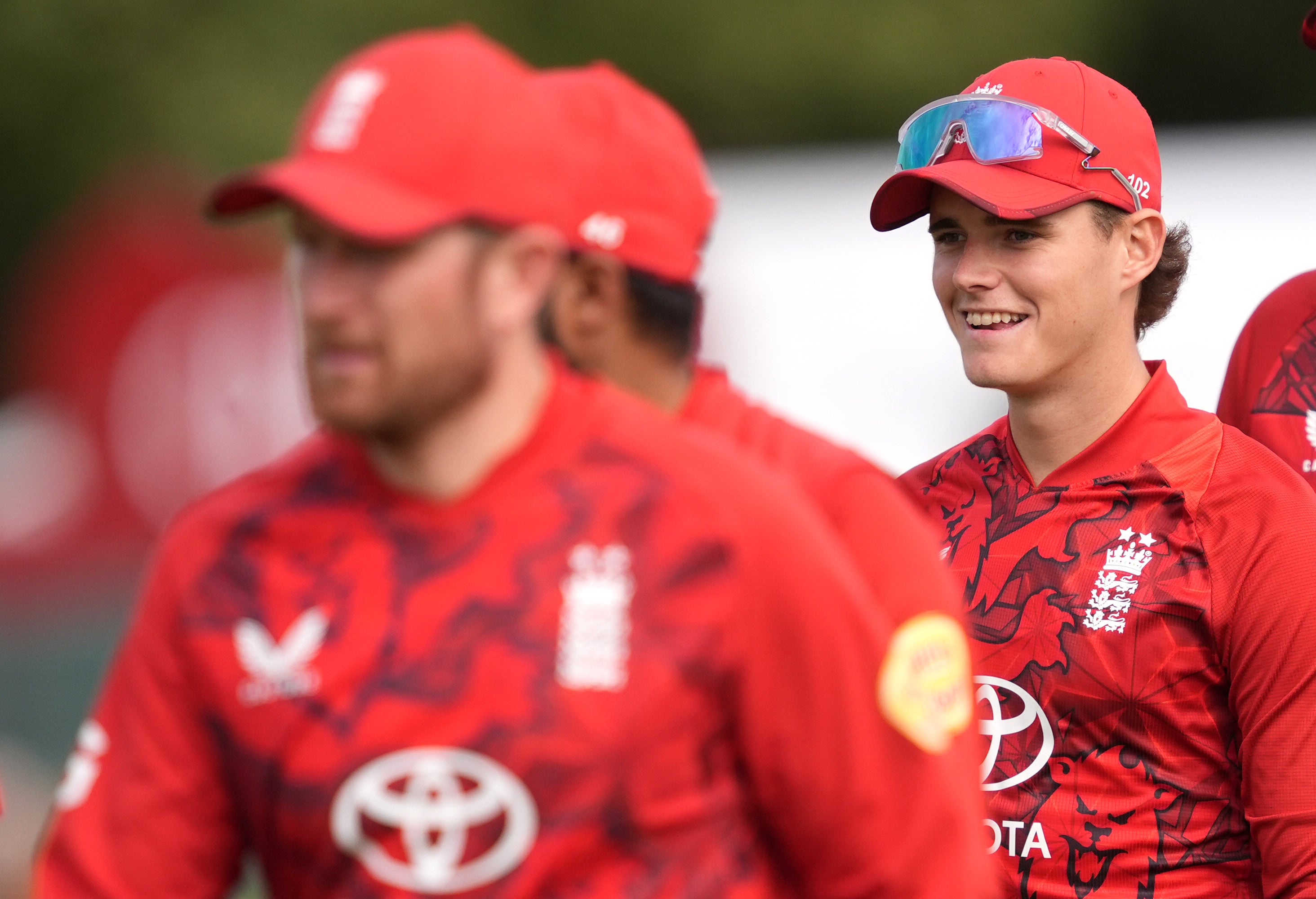 England’s Jacob Bethell, right, made a winning start as captain (Brian Lawless/PA)