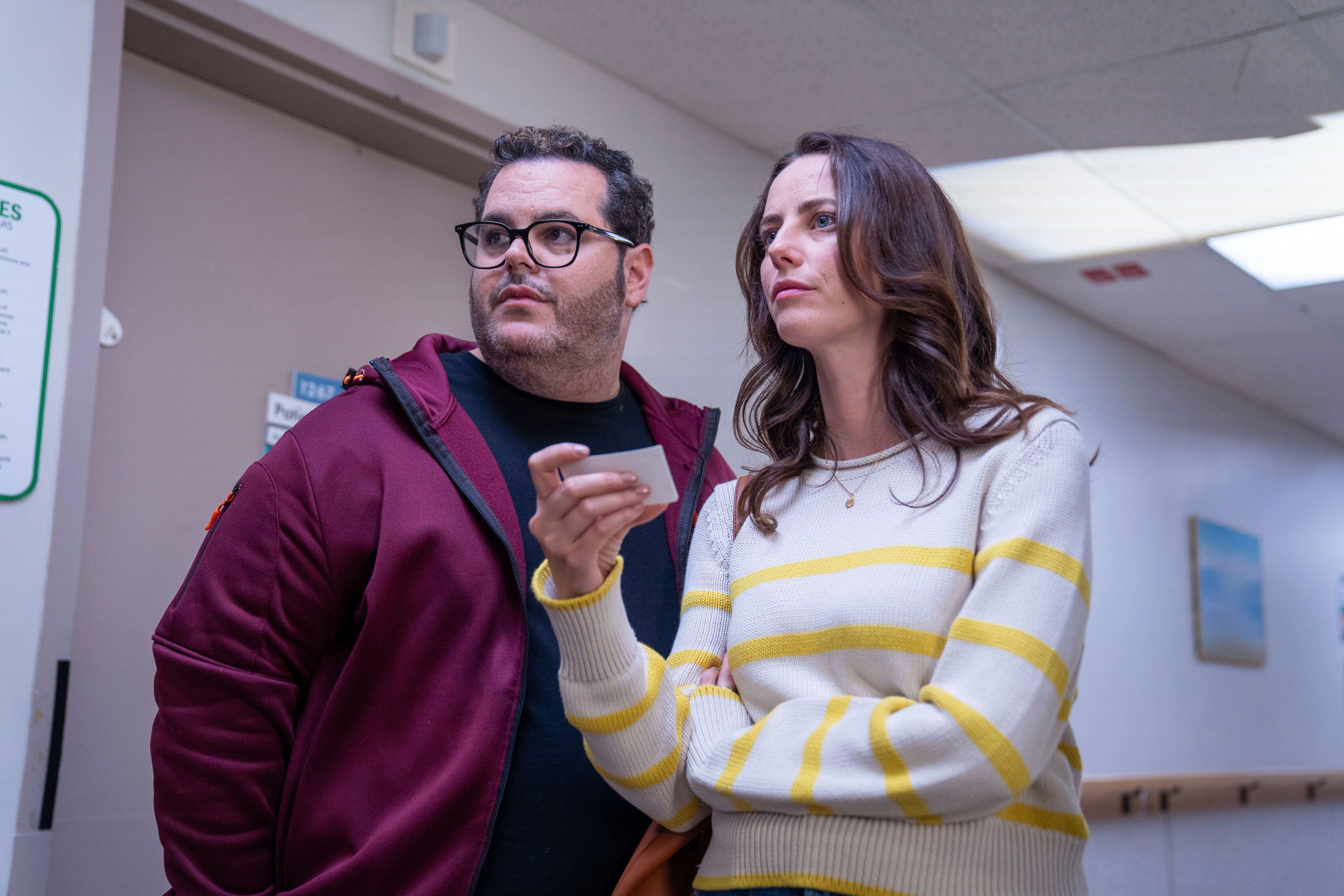 Growing pains: Josh Gad and Kaya Scodelario in ‘Adulthood’