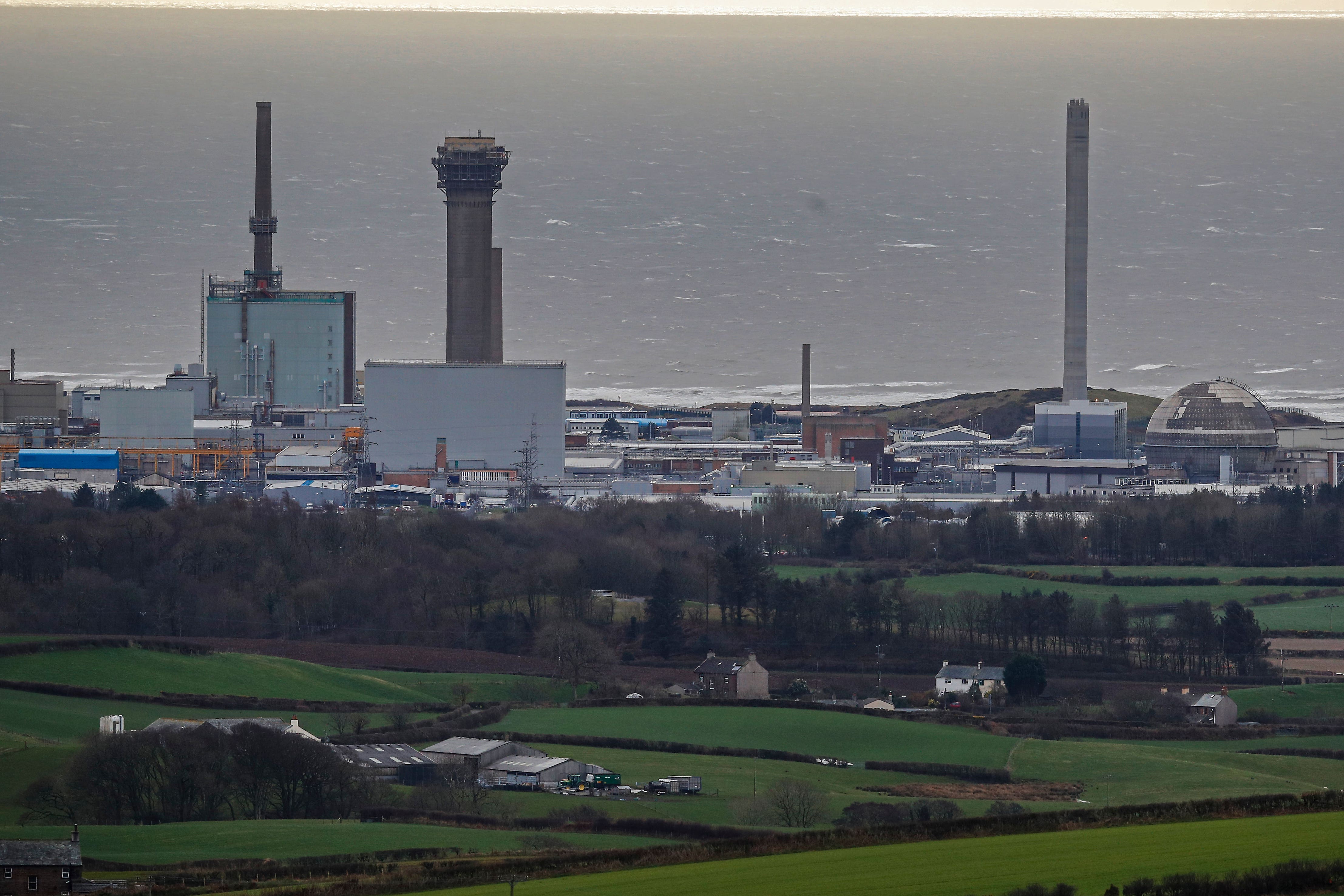 Construction workers were reportedly taking part in a strike outside Sellafield in a dispute over pay (Peter Byrne/PA)
