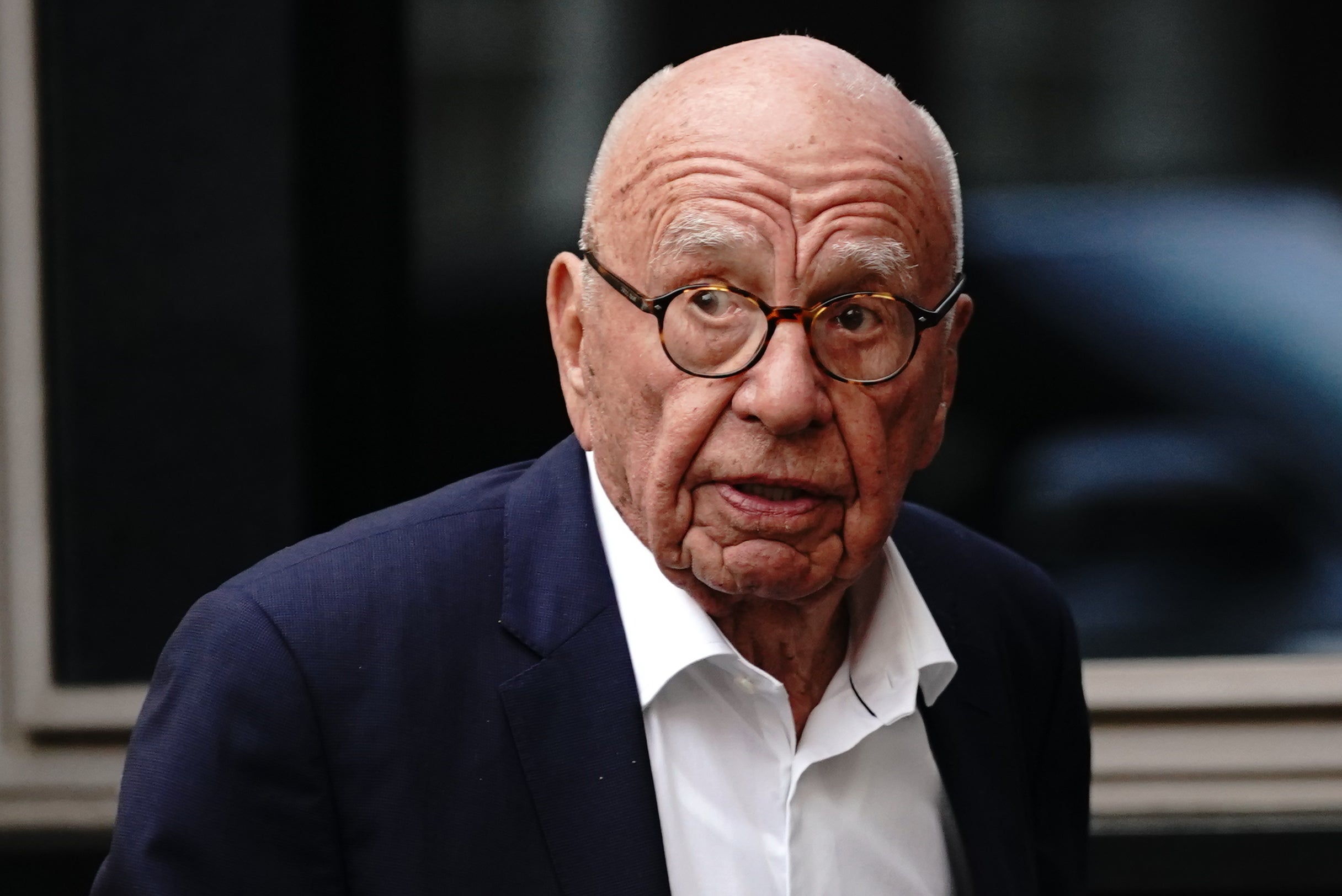 Rupert Murdoch and his wife are among the guests (Victoria Jones/PA)