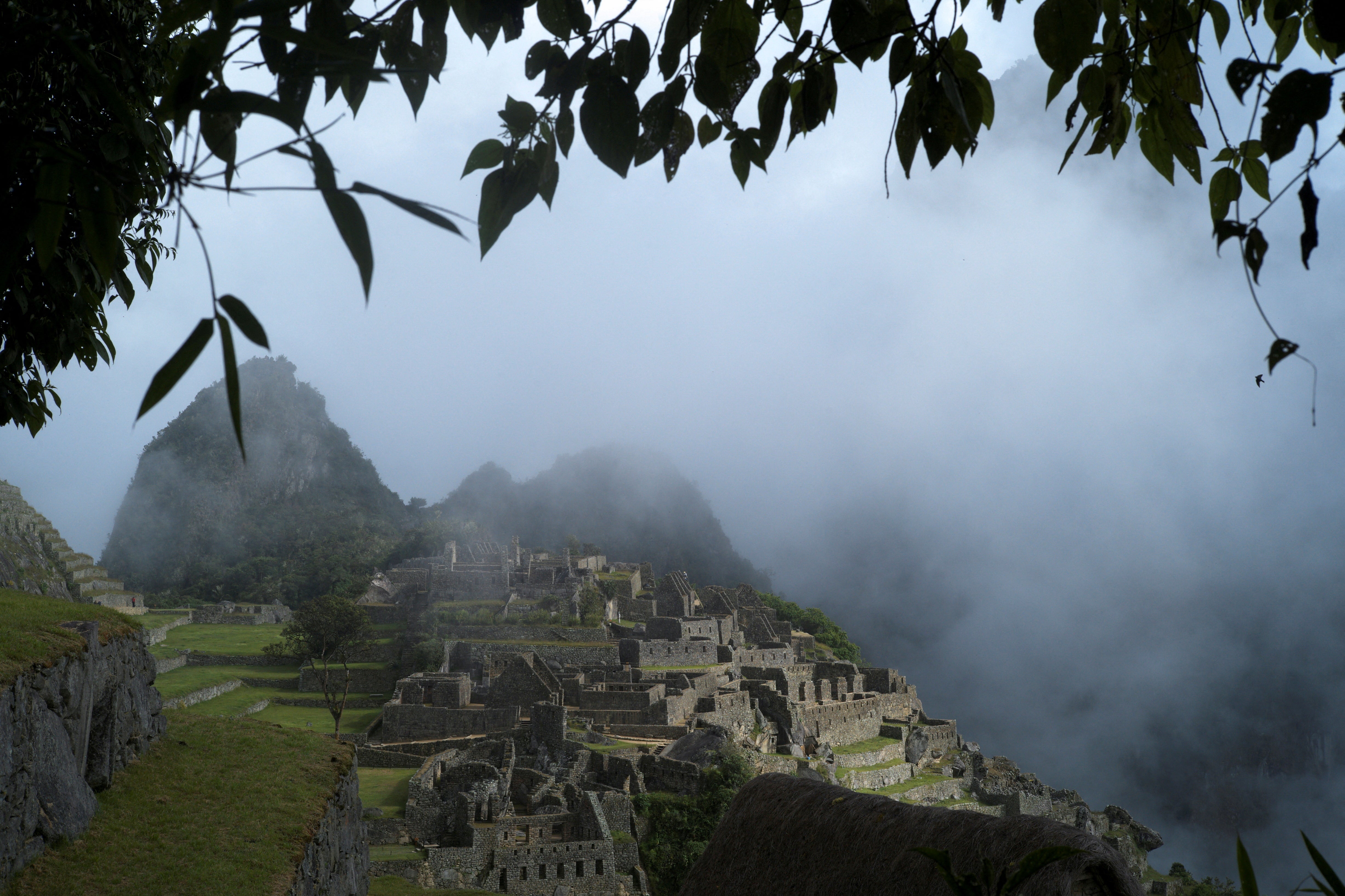 The Incan ruins of Machu Picchu
