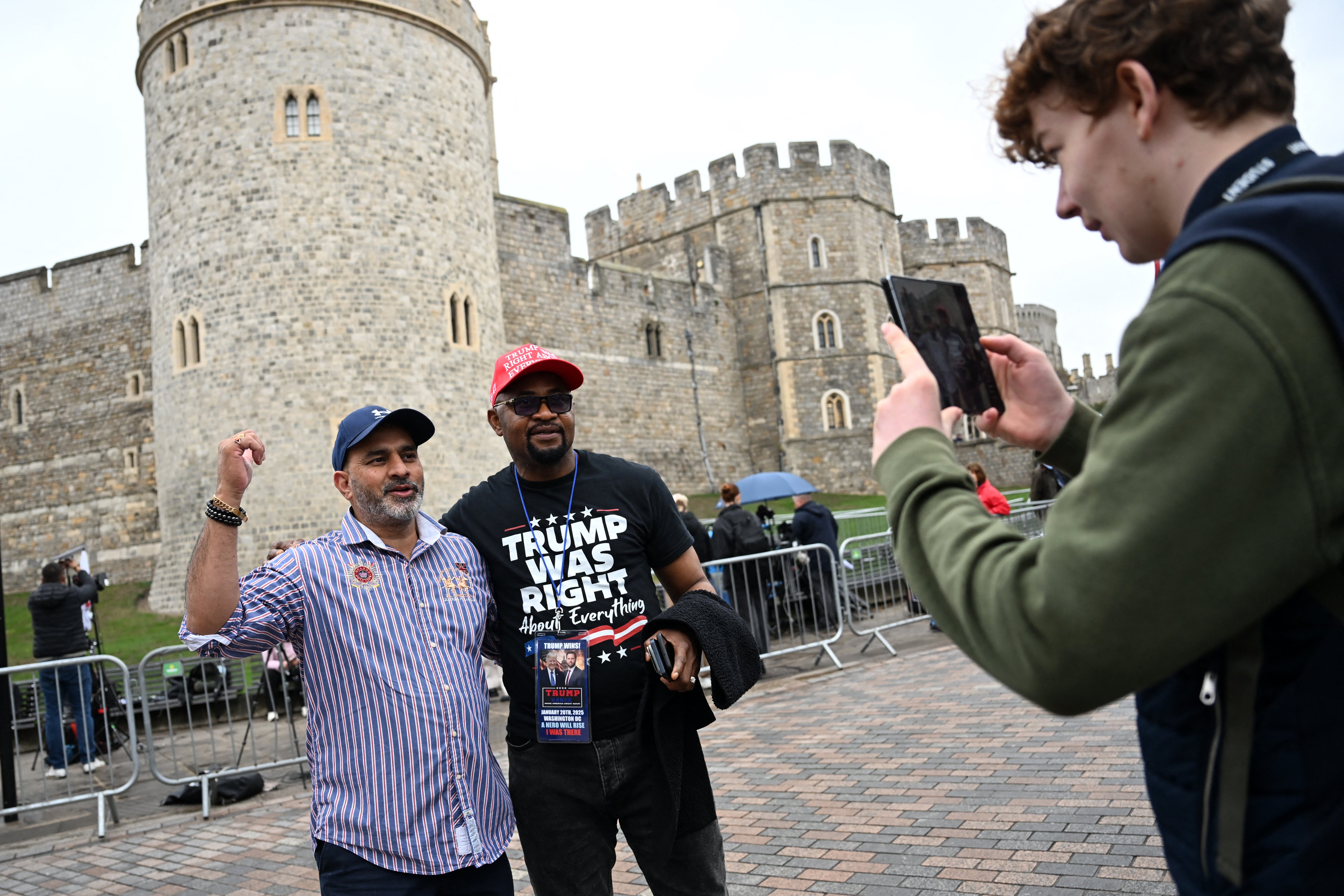 <p>Donald Trump supporter Augustine Chukwuma Obodo</p>