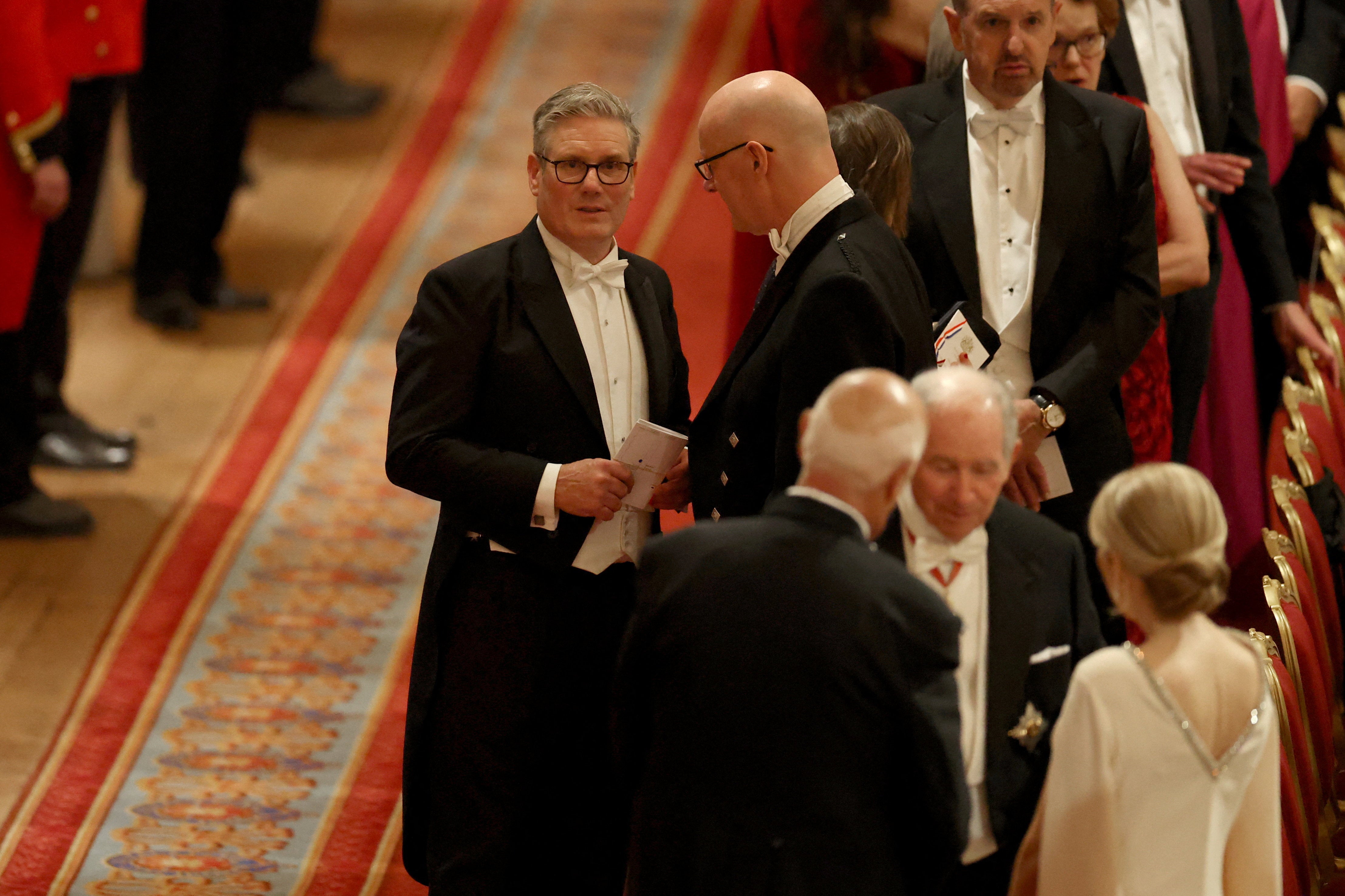 Keir Starmer attended the state banquet for Donald Trump at Windsor Castle