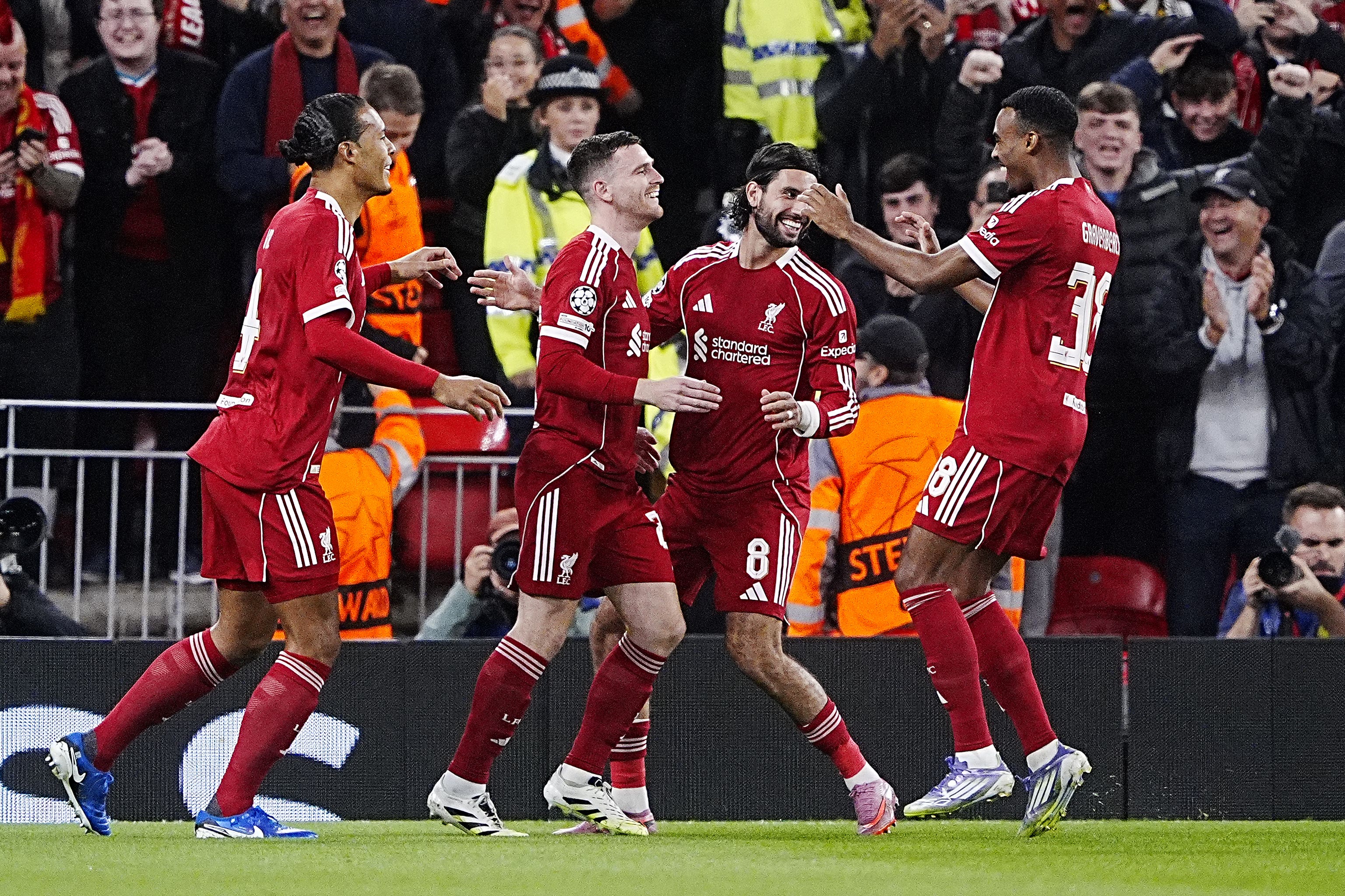 Liverpool grabbed another late winner (Peter Byrne/PA)