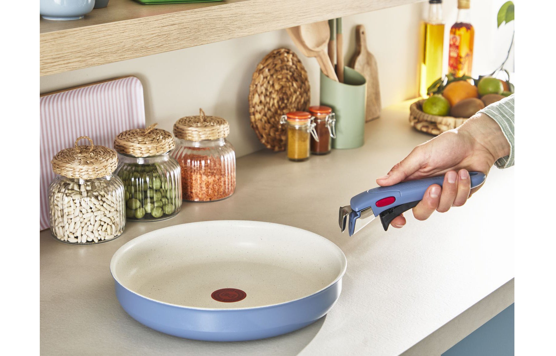 Tefal Ingenio Blue 4-Piece Non-Stick Cookware Set