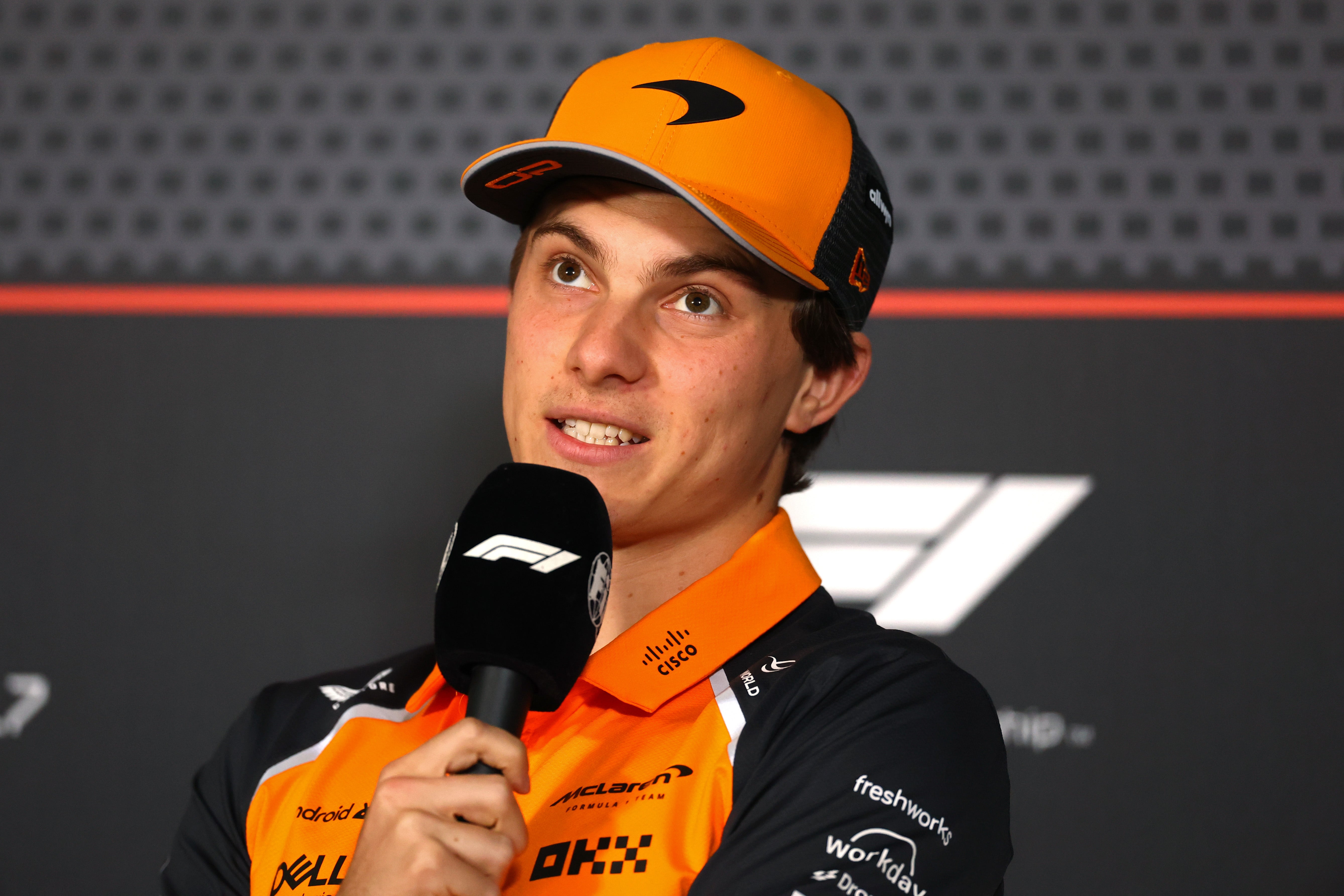 Oscar Piastri leads the world championship by 31 points with eight races to go