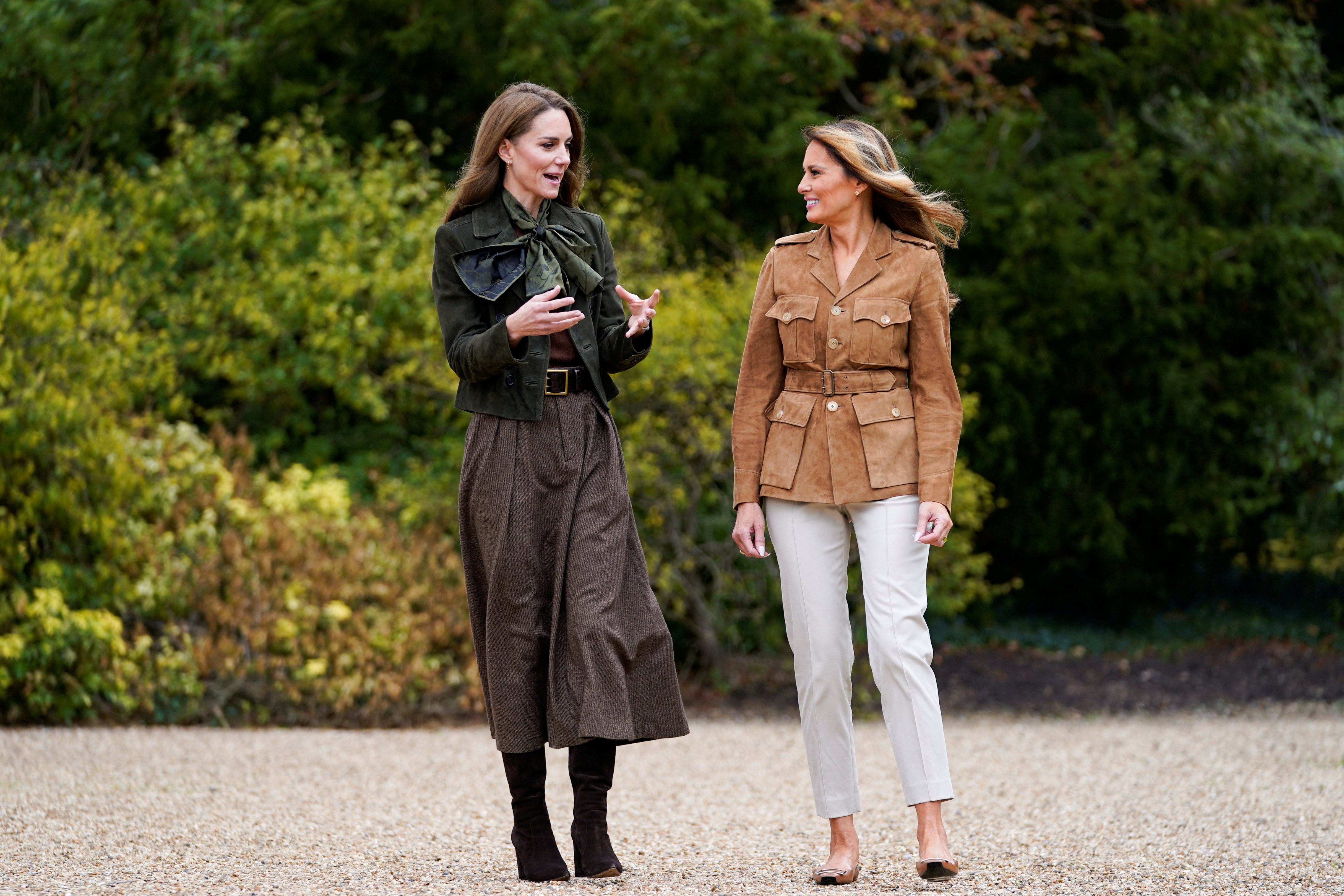 Princess Kate and Melania visited Frogmore Gardens