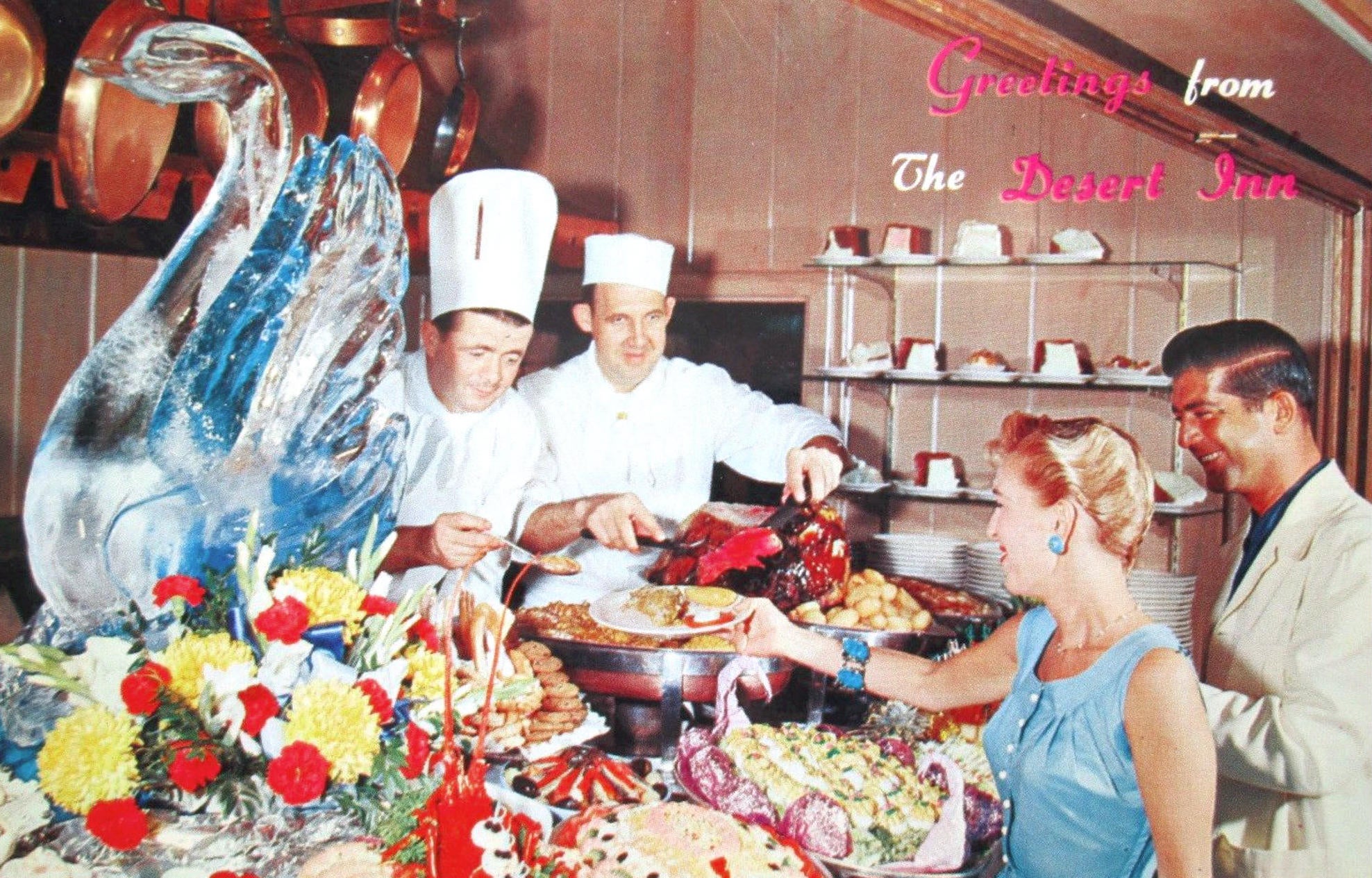 Diners at the Desert Inn buffet in 1953. Buffets have long been part of the appeal of Las Vegas