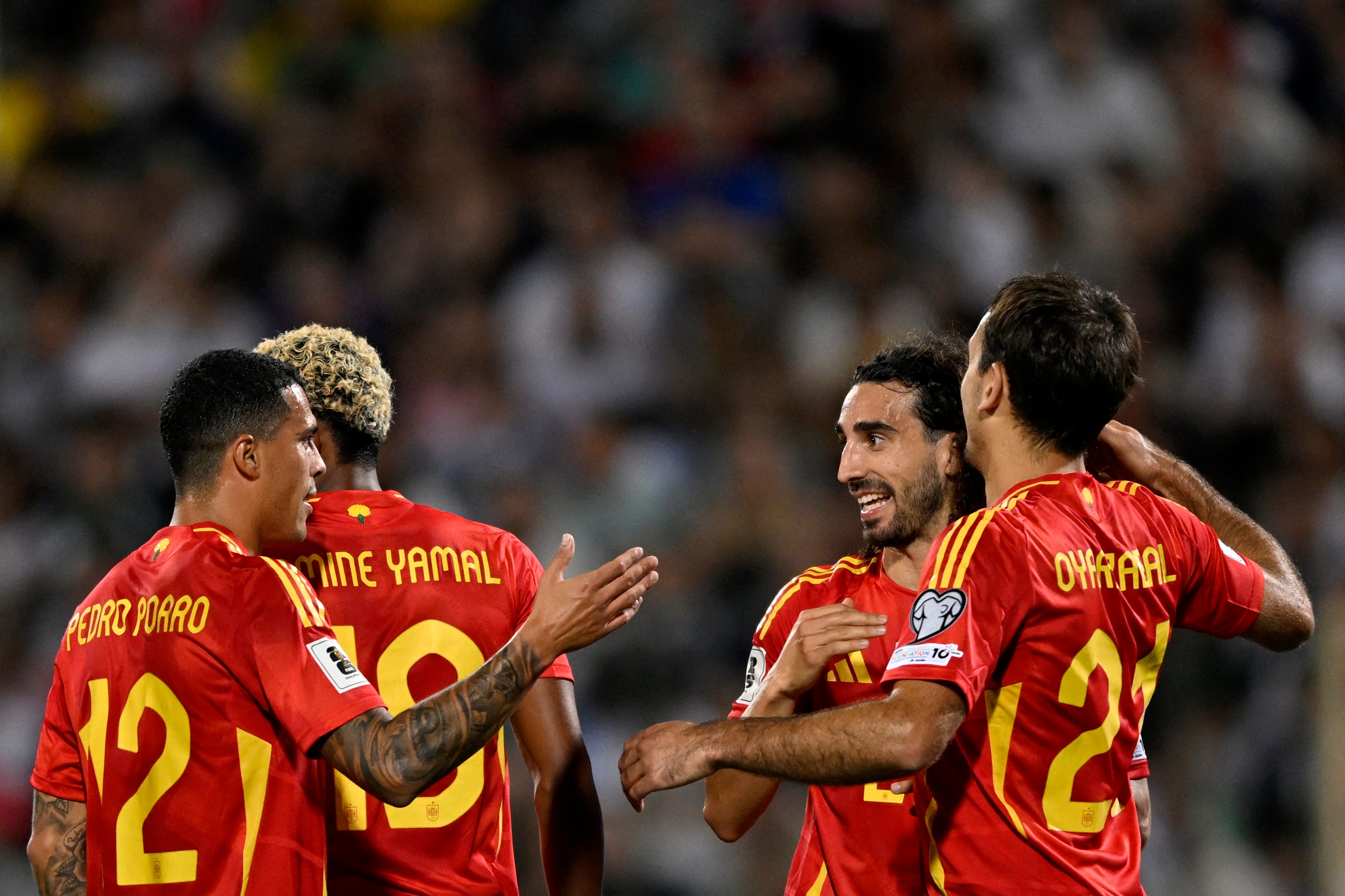 Spain overtook Argentina to top Fifa’s rankings