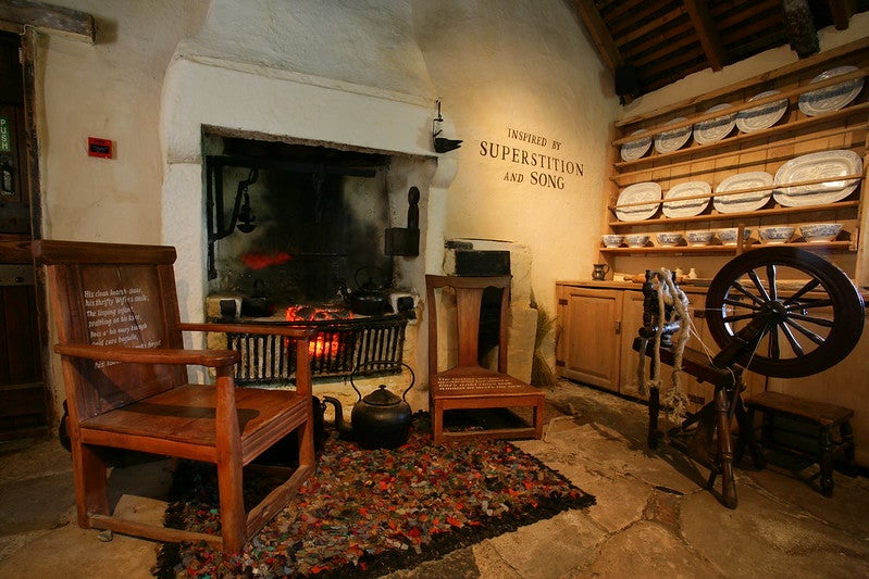 Visit the birthplace of poet Robert Burns in Ayr