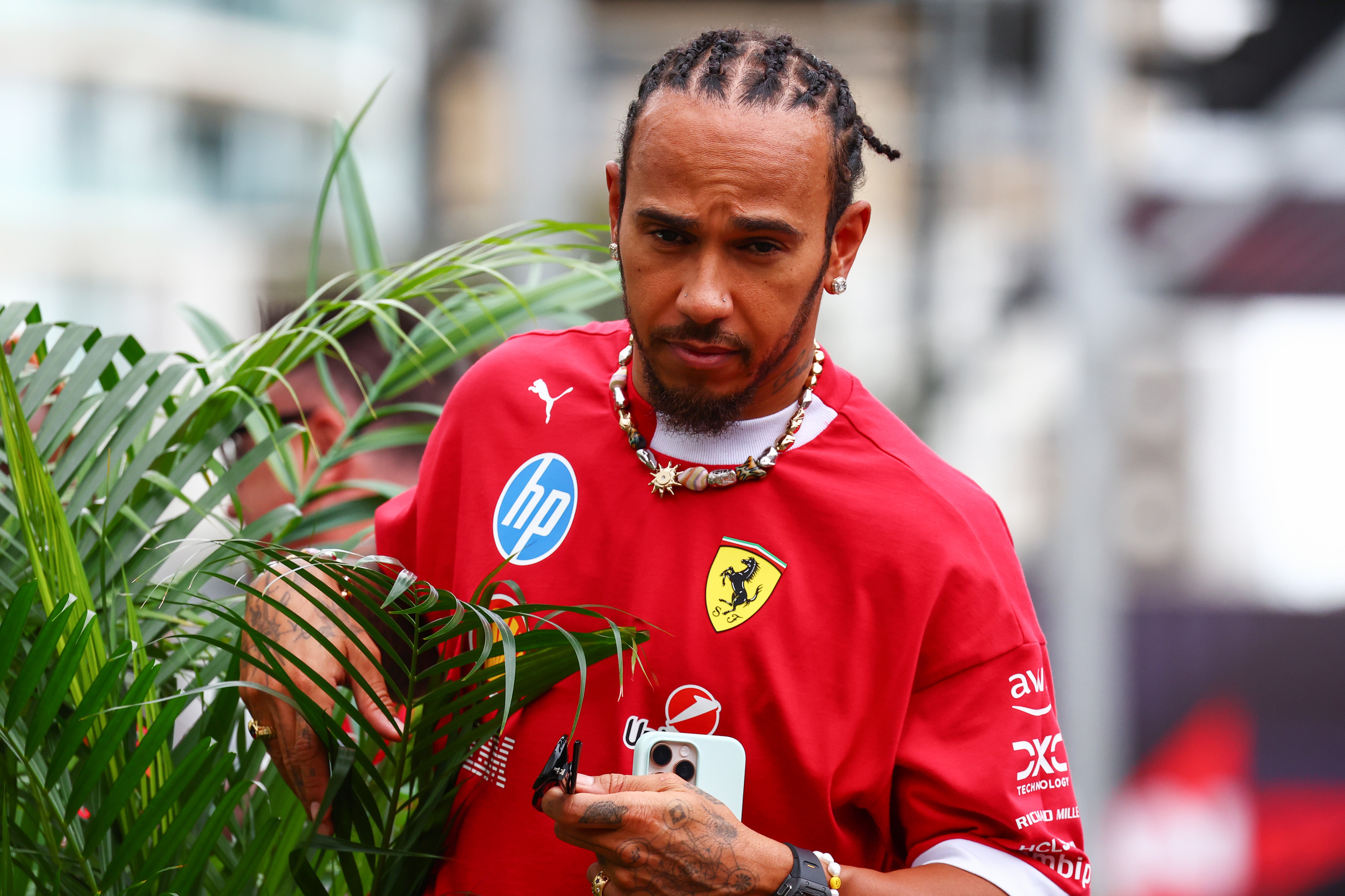 Lewis Hamilton is still chasing his first podium in Ferrari colours