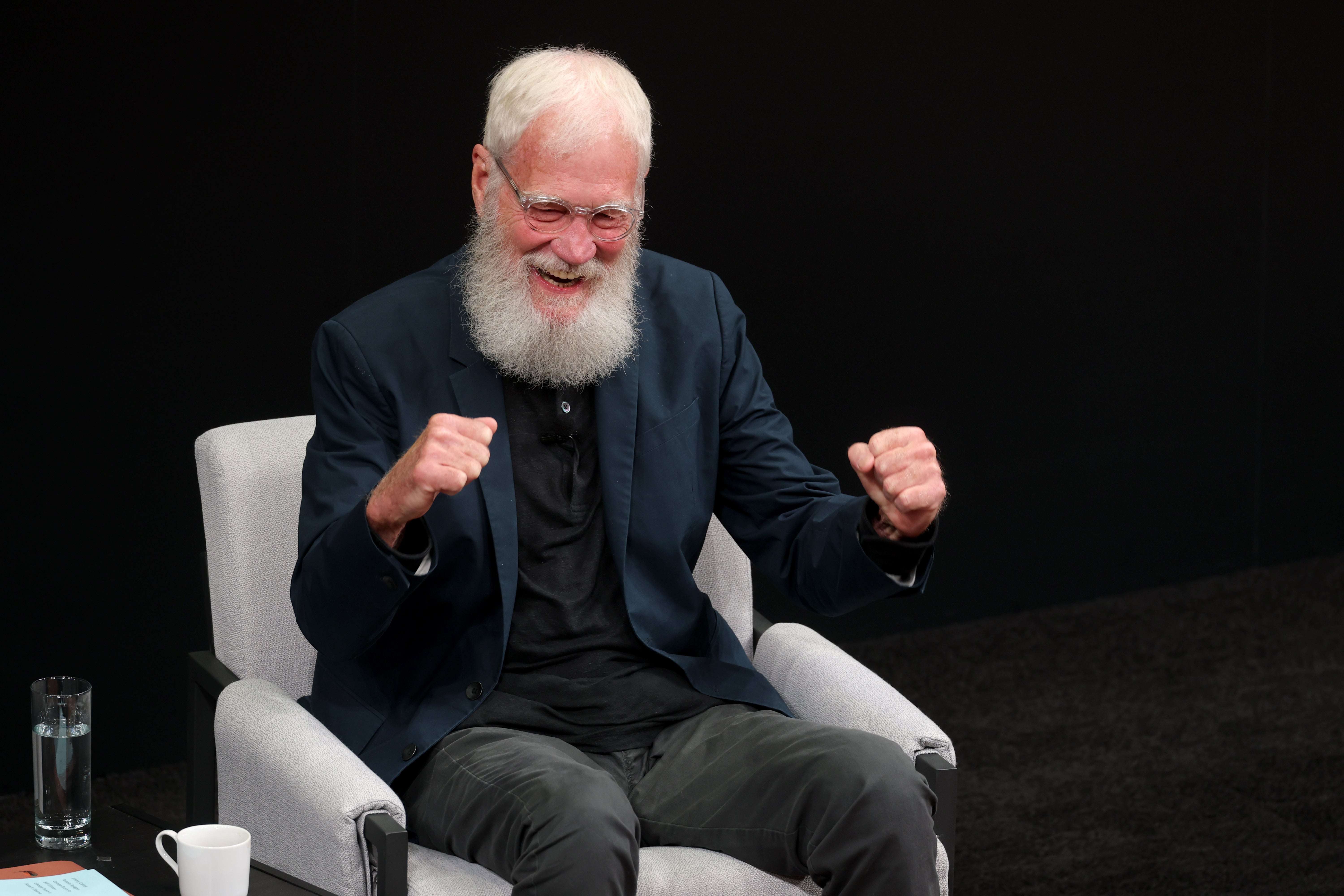 Former late-night host David Letterman has warned ‘authoritarian’ Trump administration is seeking a world of ‘managed media’