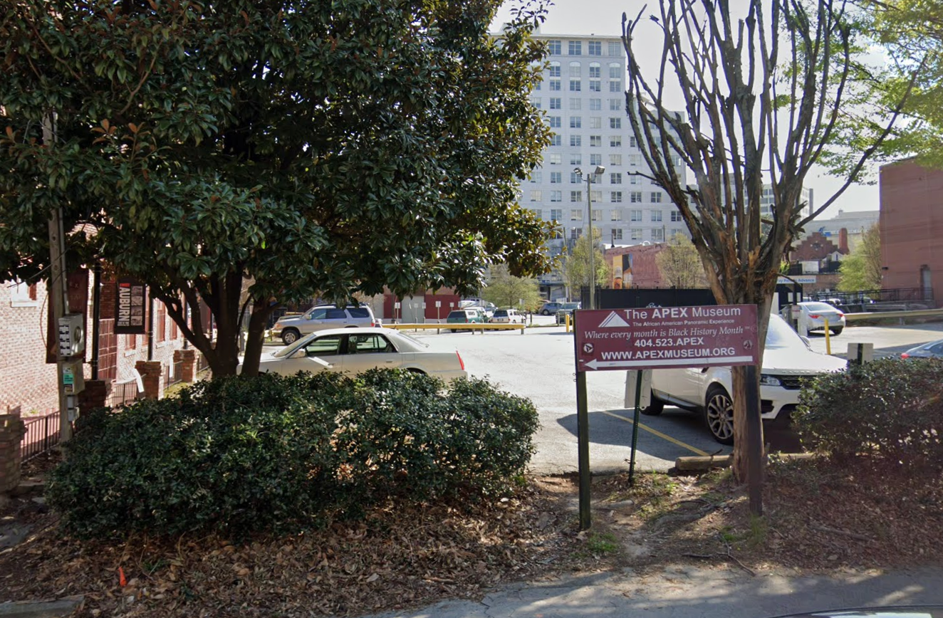 The noose-like rope was found on the grounds on the Apex Museum, near Georgia State University
